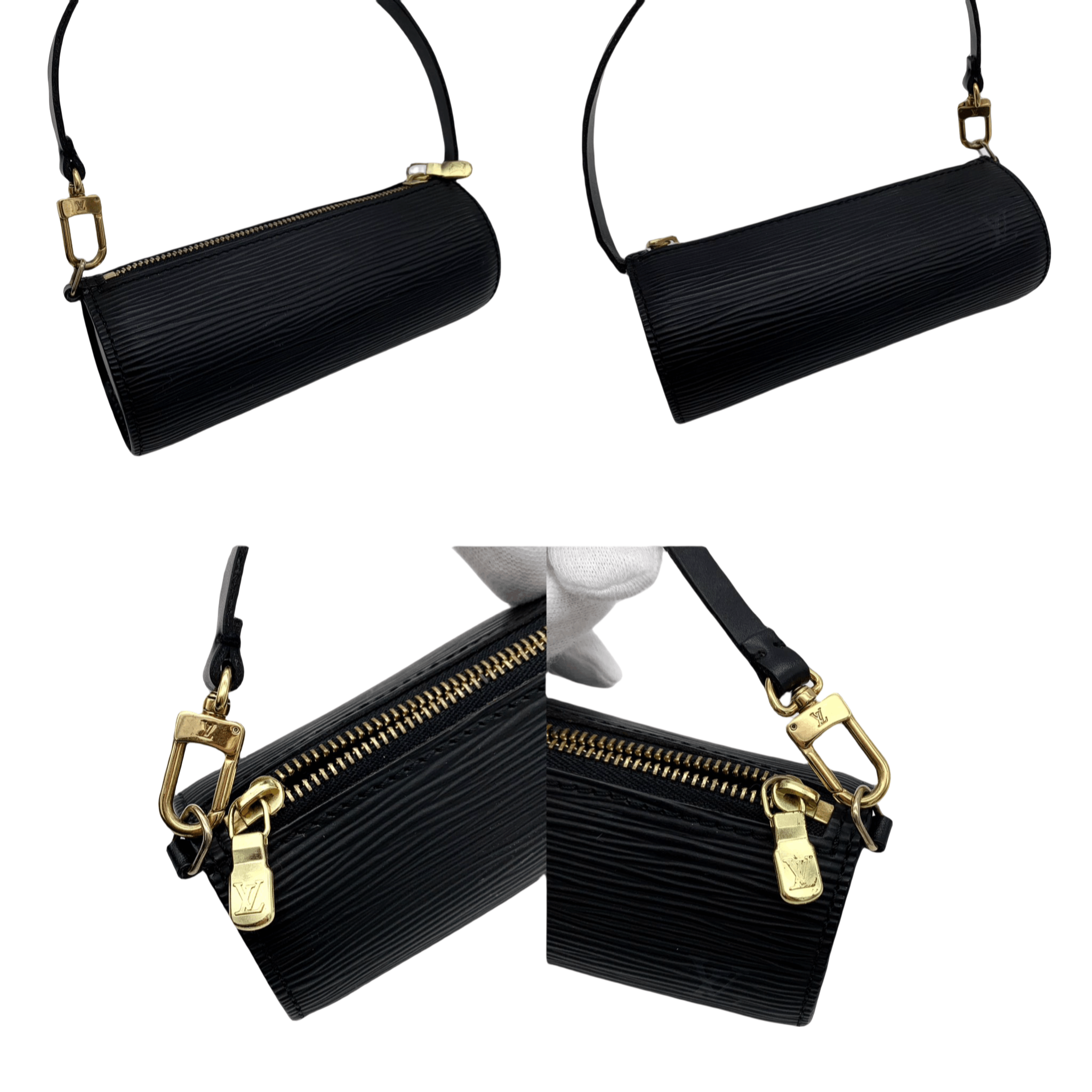 Louis Vuitton Louis Vuitton Epi Soufflé Noir Handbag With Pouch M52222 Size ONE SIZE - 13 Thumbnail