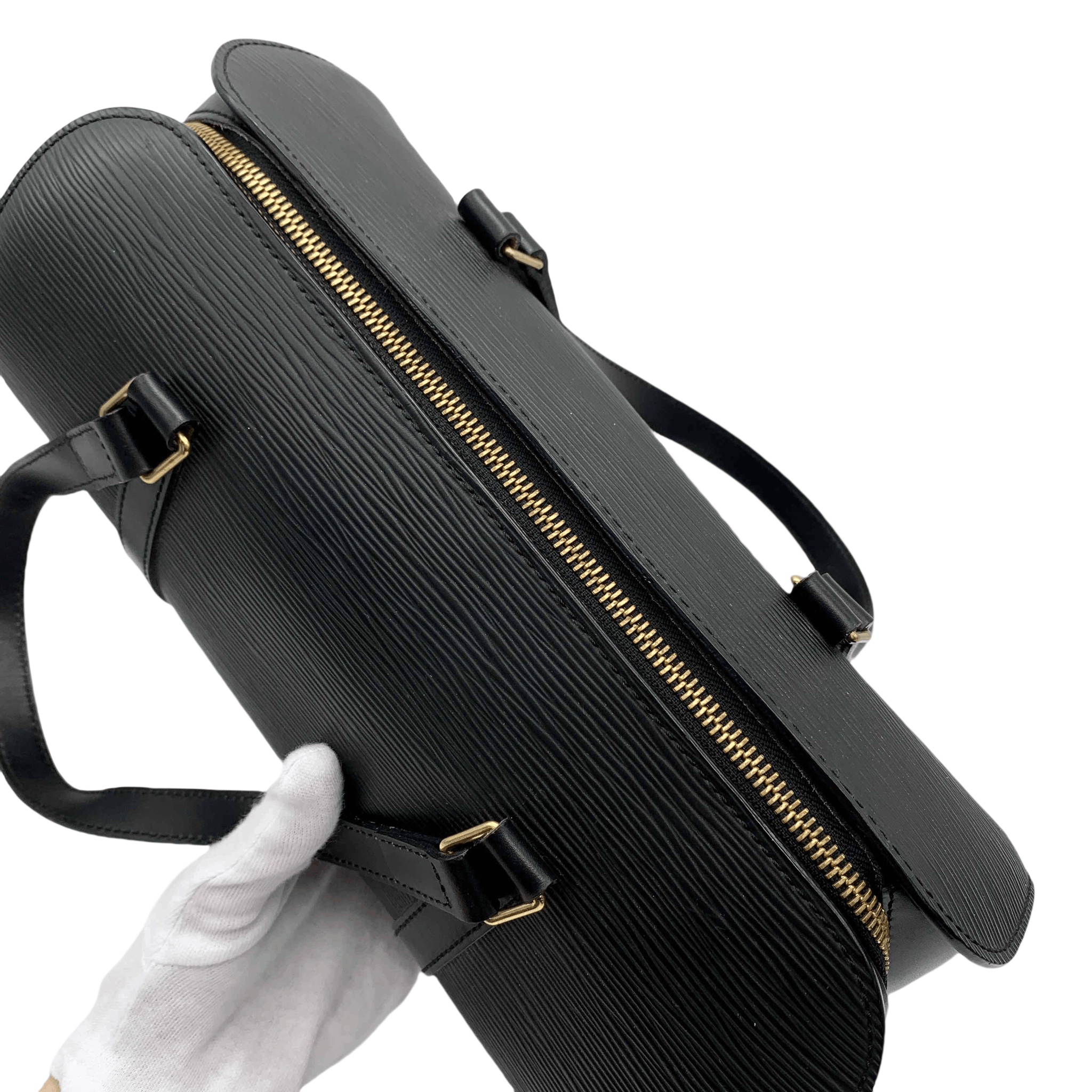 Louis Vuitton Louis Vuitton Epi Soufflé Noir Handbag With Pouch M52222 Size ONE SIZE - 8 Thumbnail