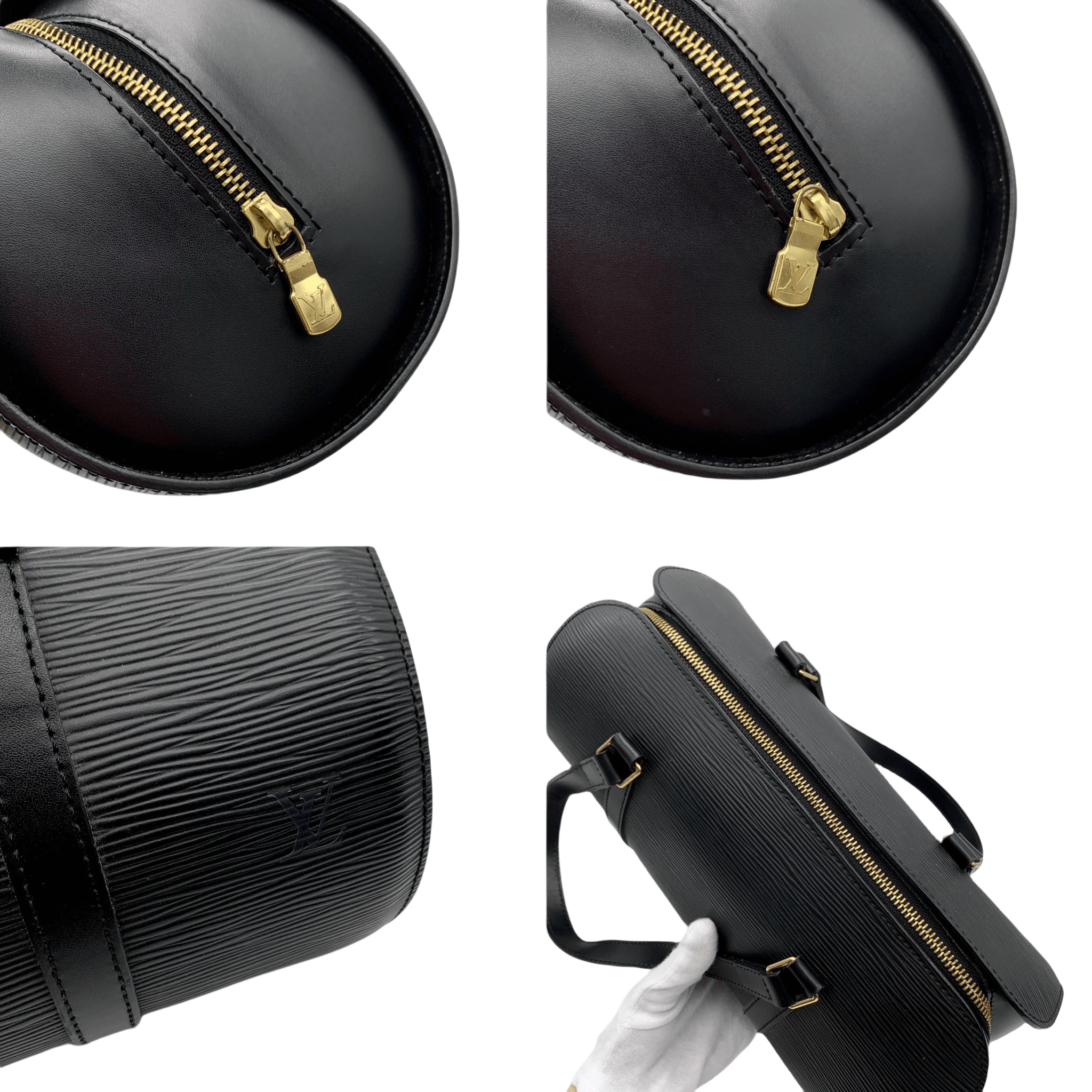 Louis Vuitton Louis Vuitton Epi Soufflé Noir Handbag With Pouch M52222 Size ONE SIZE - 9 Thumbnail