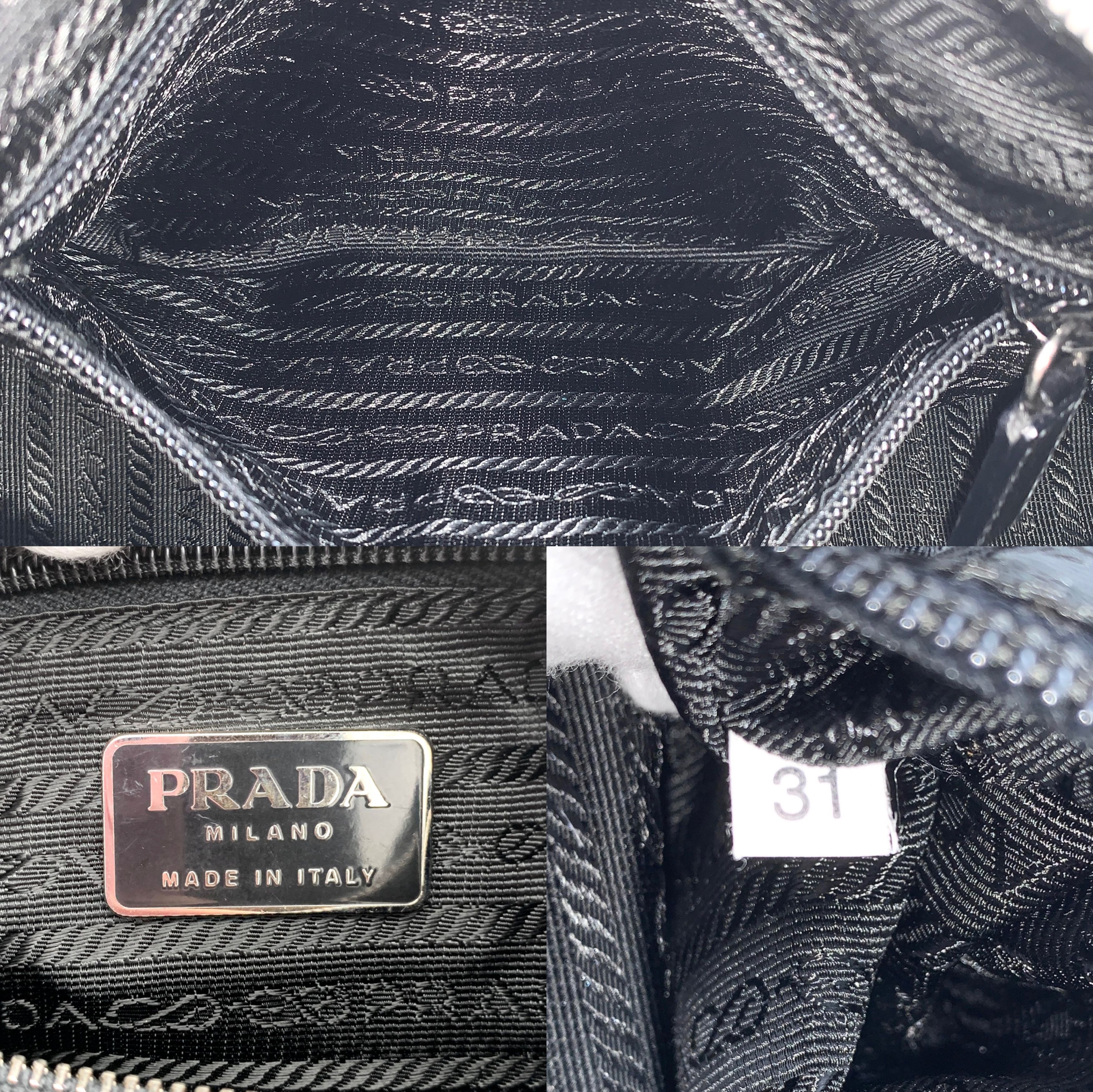 Prada Prada Nylon Accessory Pouch Black Size ONE SIZE - 12 Thumbnail