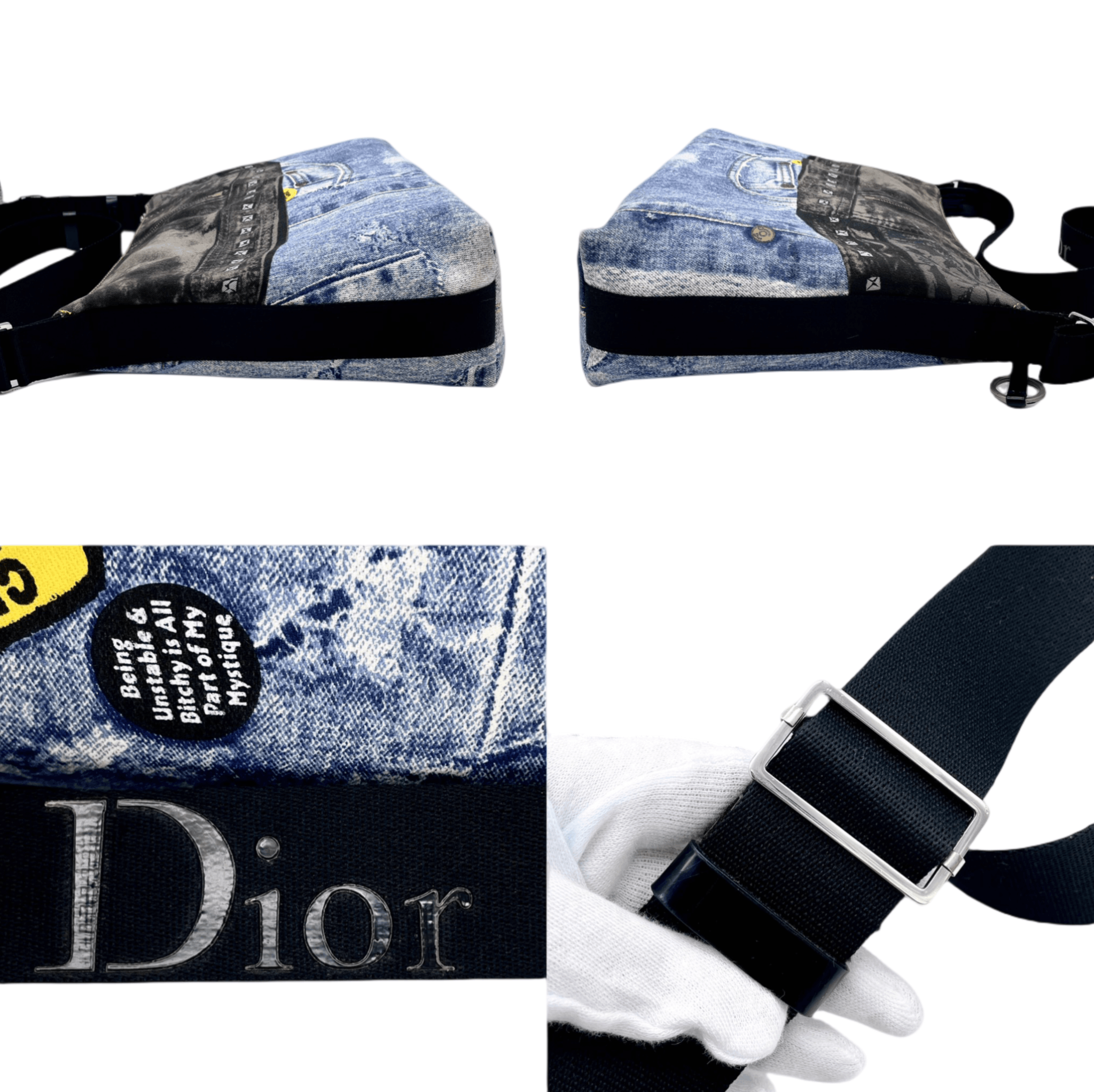 Dior Christian Dior Trotter Boston Pm 25Cm X Patent Leather Black/Gold Size ONE SIZE - 10 Thumbnail