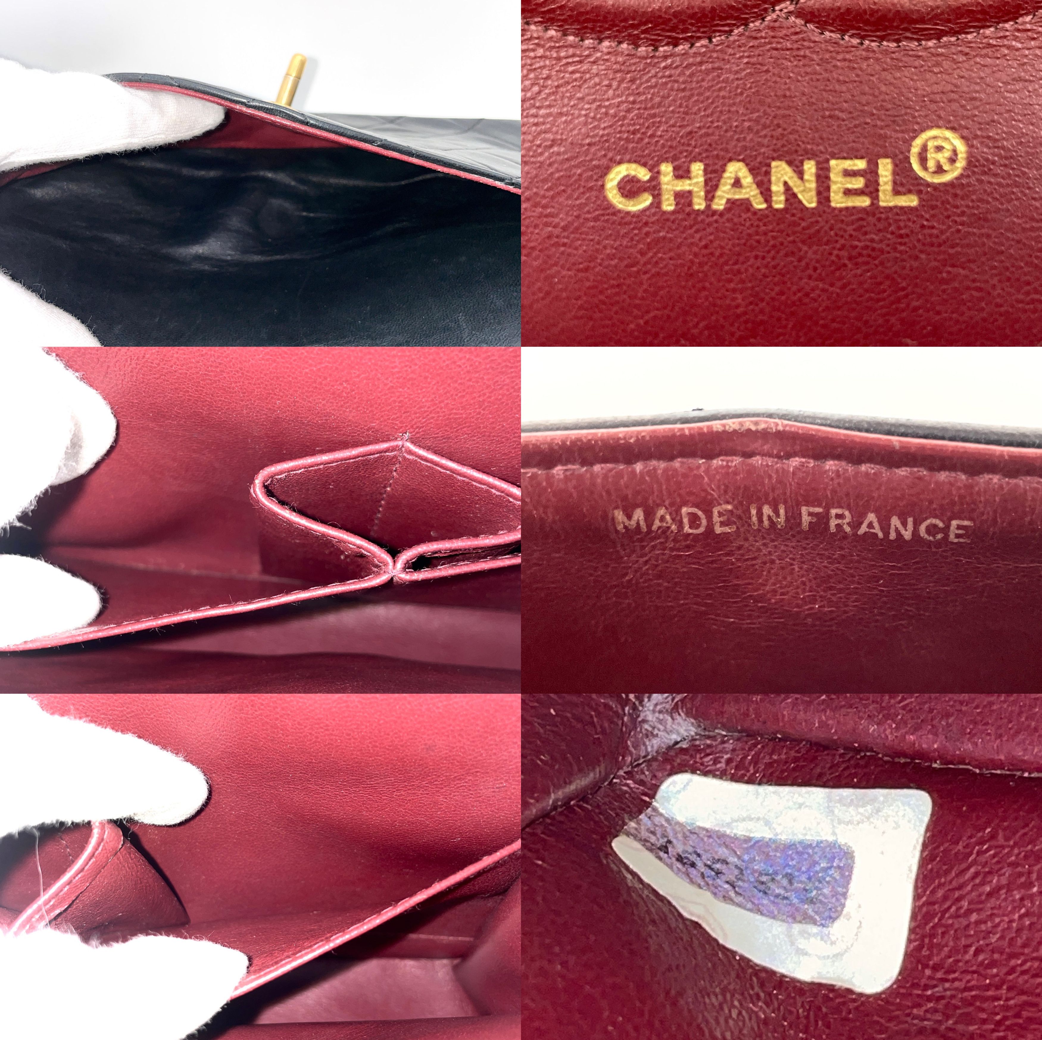 Chanel Chanel Matelassé Lambskin Leather Classic Double Chains Shoulder Flap Bag 25Cm Ghw # Size ONE SIZE - 15 Thumbnail