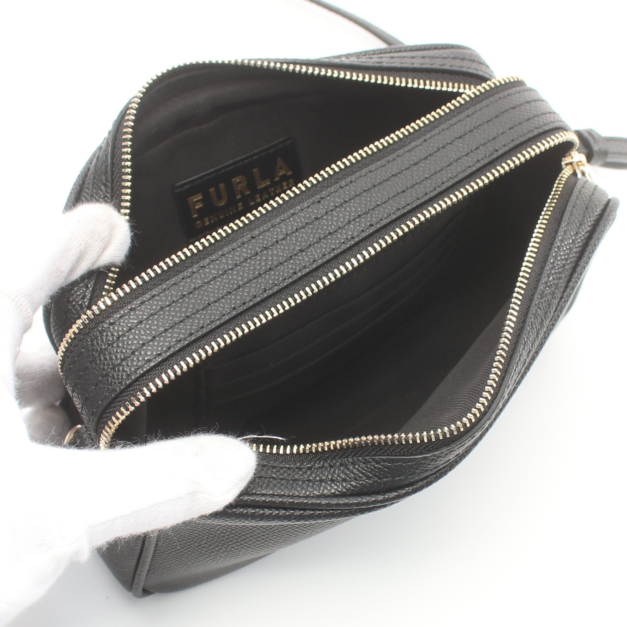 Furla Furla Lilli Xl Lily Shoulder Bag Leather Black Size ONE SIZE - 3 Thumbnail
