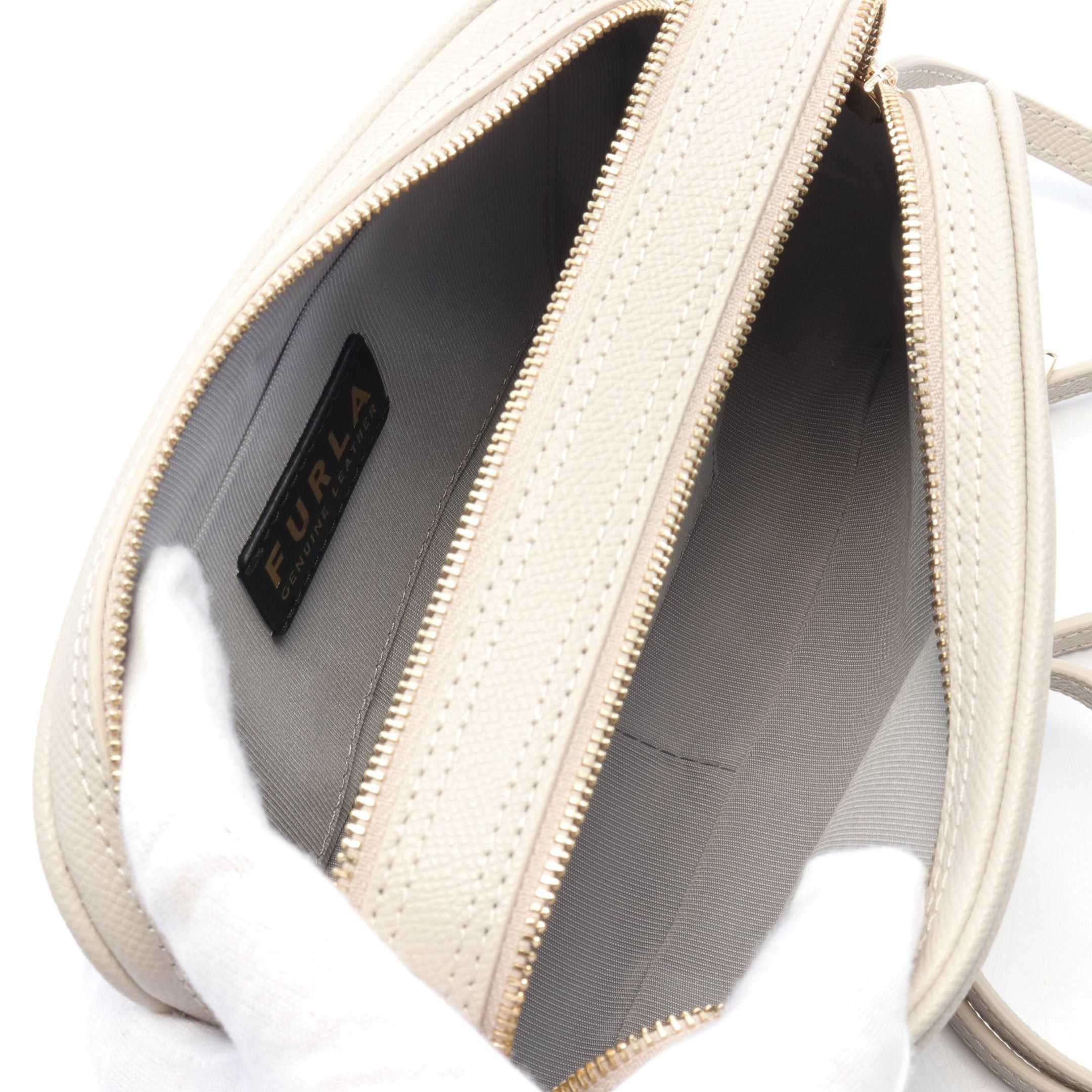 Furla Furla Lilli Xl Lily Shoulder Bag Leather Ivory Size ONE SIZE - 3 Thumbnail