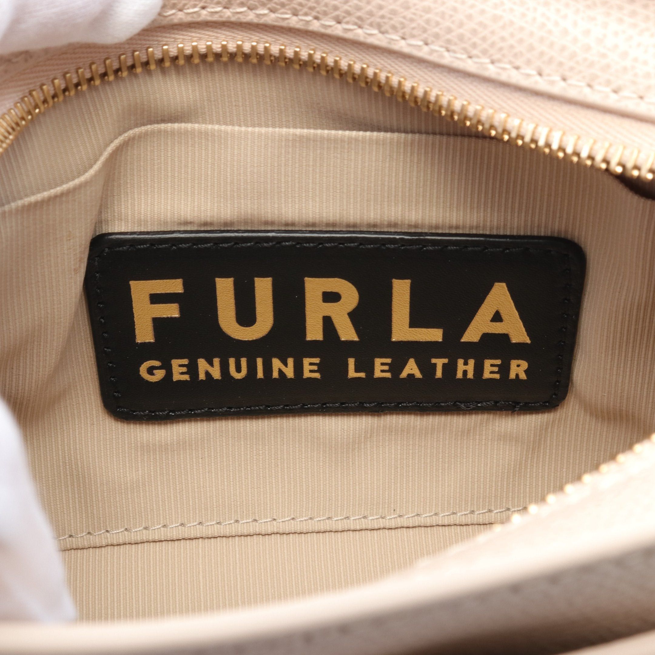 Furla Furla 1927 Mini Crossbody Shoulder Bag Leather Beige Size ONE SIZE - 4 Thumbnail