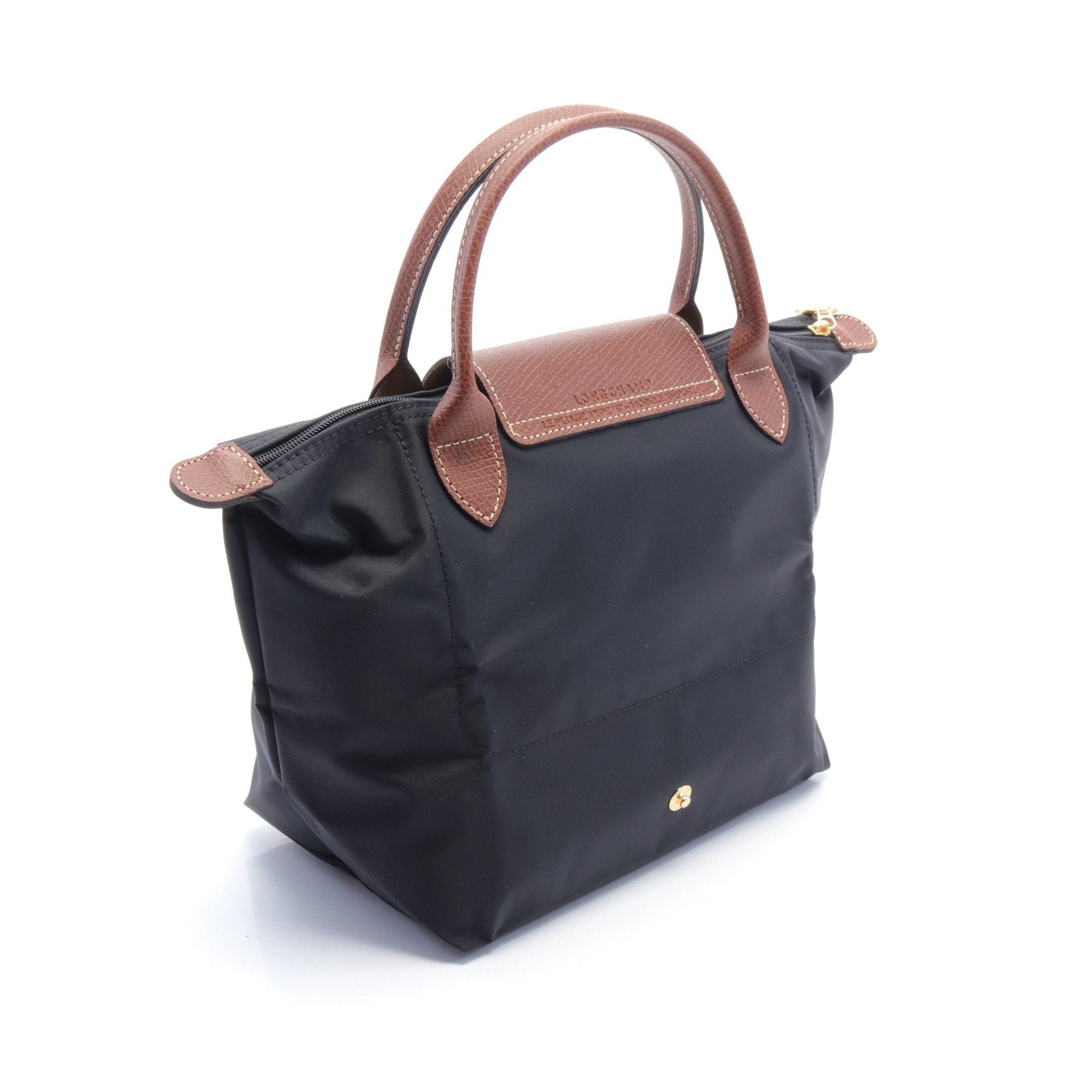 Longchamp Longchamp Le Preage Original S Handbag Nylon Leather Black Brown Size ONE SIZE - 2 Thumbnail