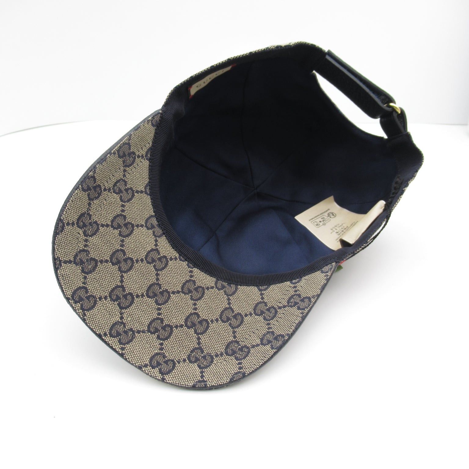Gucci Gucci Baseball Cap Gg Canvas Beige Blue Size ONE SIZE - 4 Thumbnail