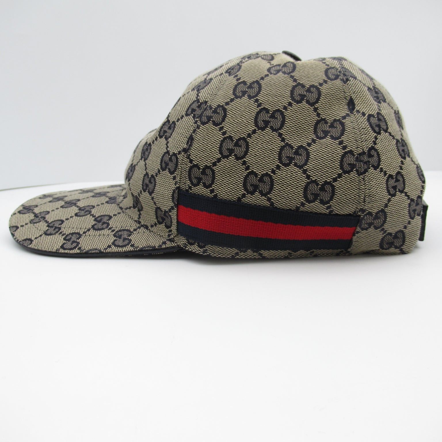 Gucci Gucci Baseball Cap Gg Canvas Beige Blue Size ONE SIZE - 3 Thumbnail