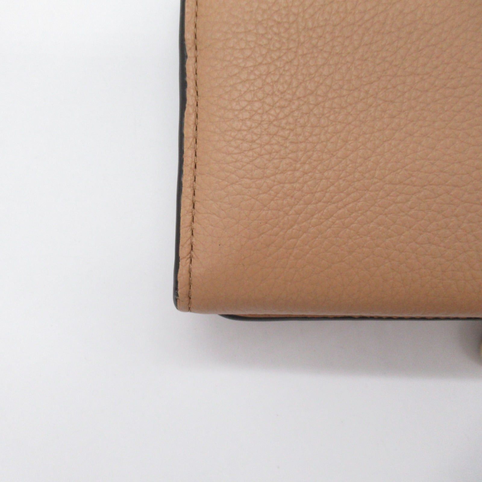 Chloe Chloe Bi-Fold Long Wallet Leather Brown Light Tan Size ONE SIZE - 8 Thumbnail