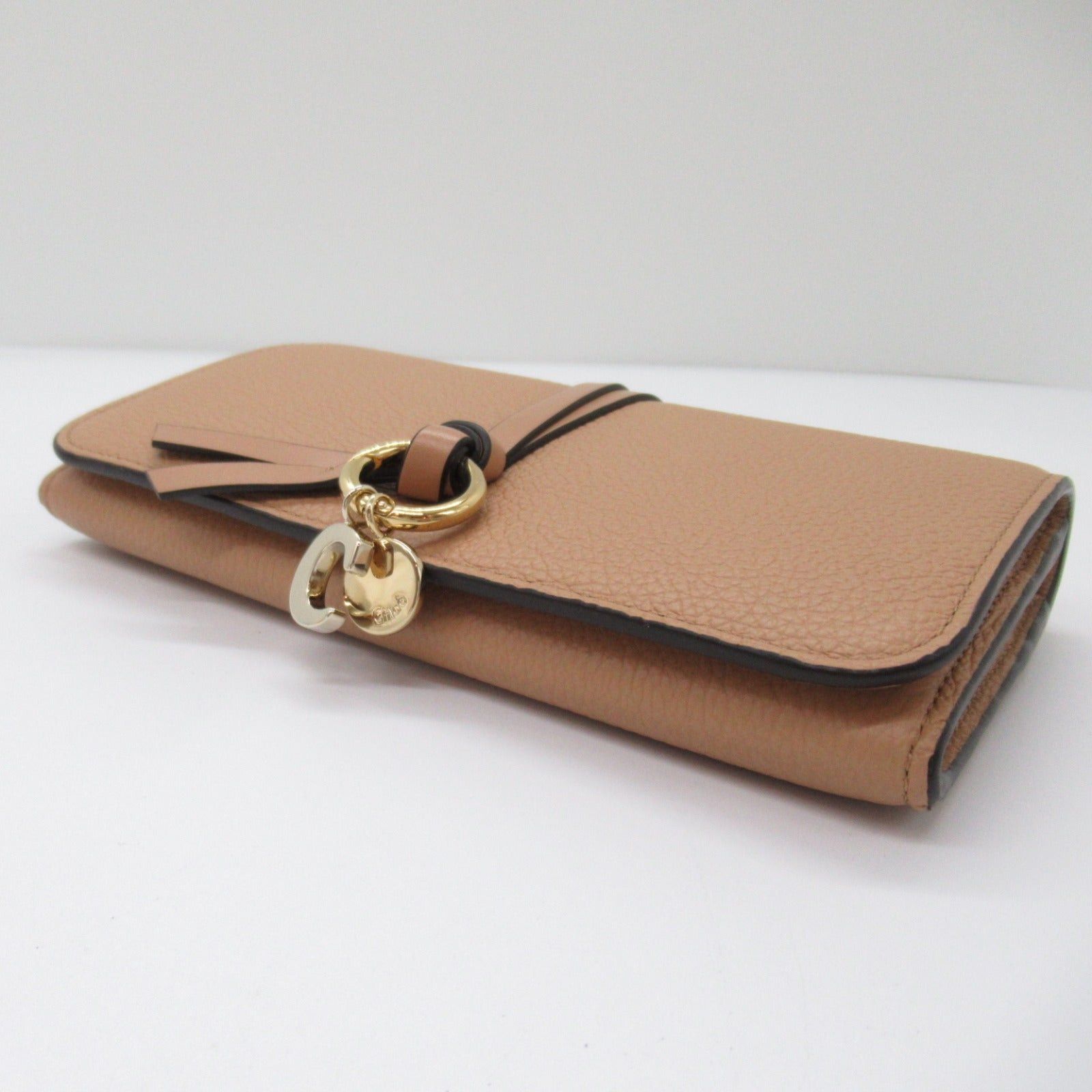 Chloe Chloe Bi-Fold Long Wallet Leather Brown Light Tan Size ONE SIZE - 4 Thumbnail