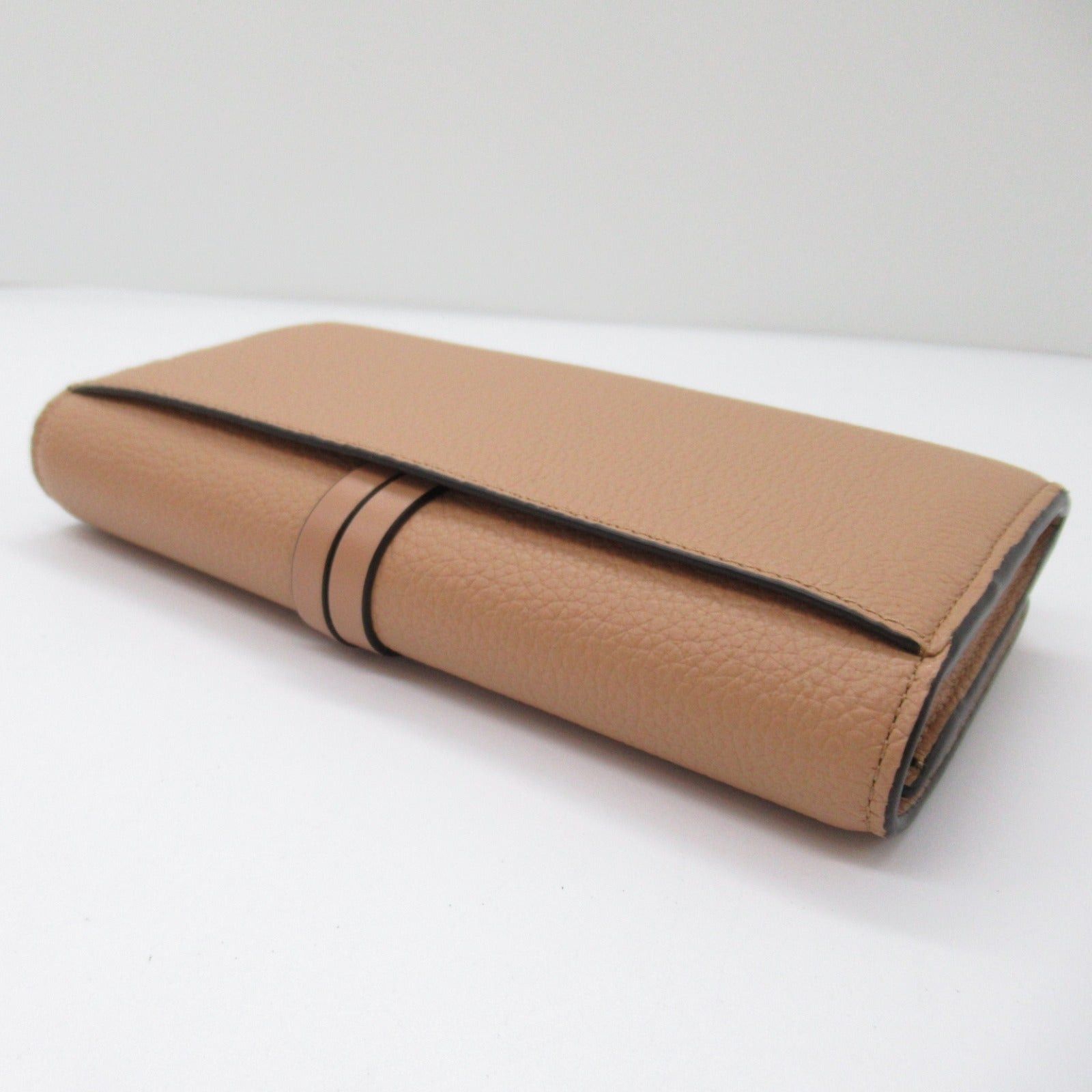 Chloe Chloe Bi-Fold Long Wallet Leather Brown Light Tan Size ONE SIZE - 5 Thumbnail