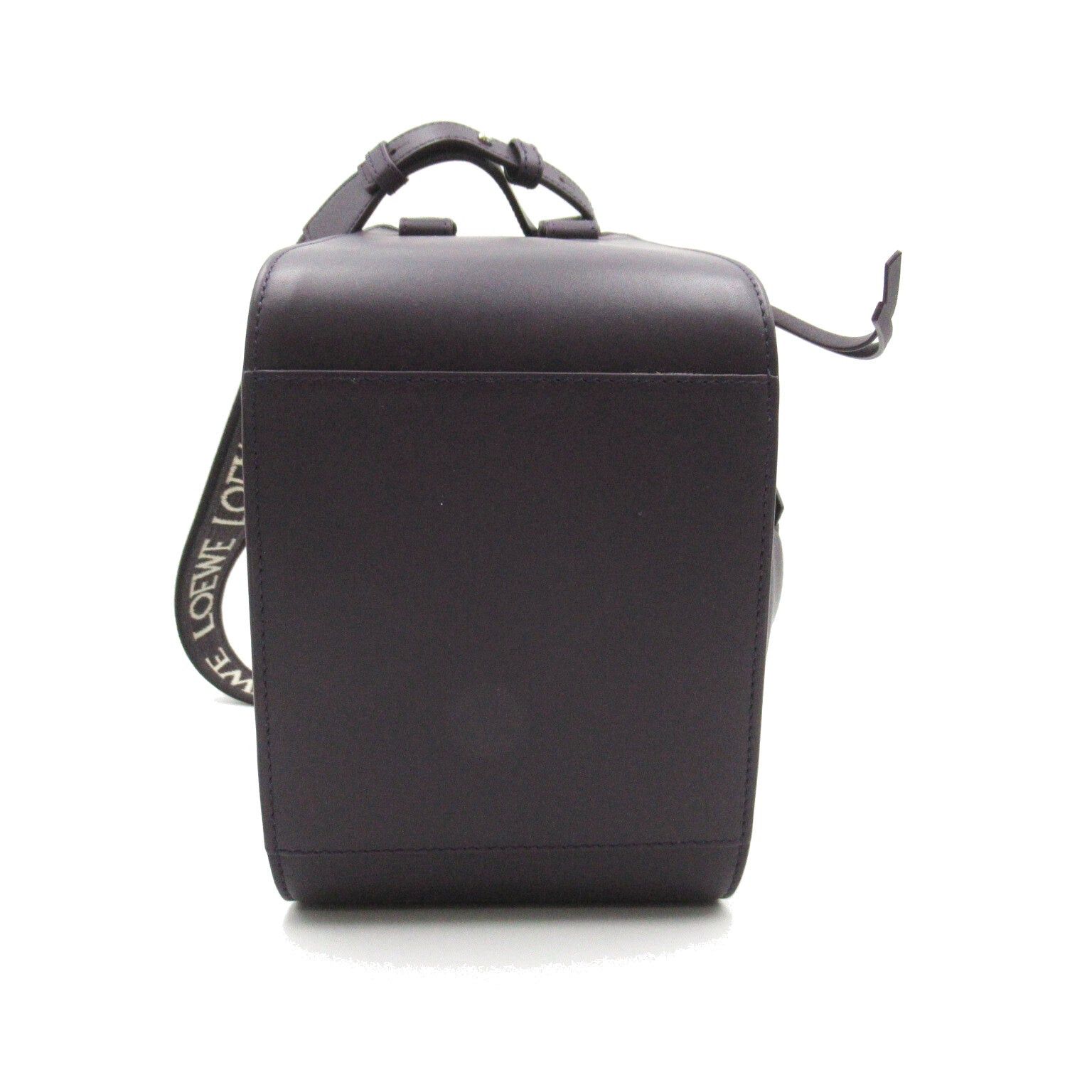 Loewe Loewe Hammock Shoulder Bag Calfskin (Cowhide) Purple Deep Aubergine Size ONE SIZE - 5 Thumbnail