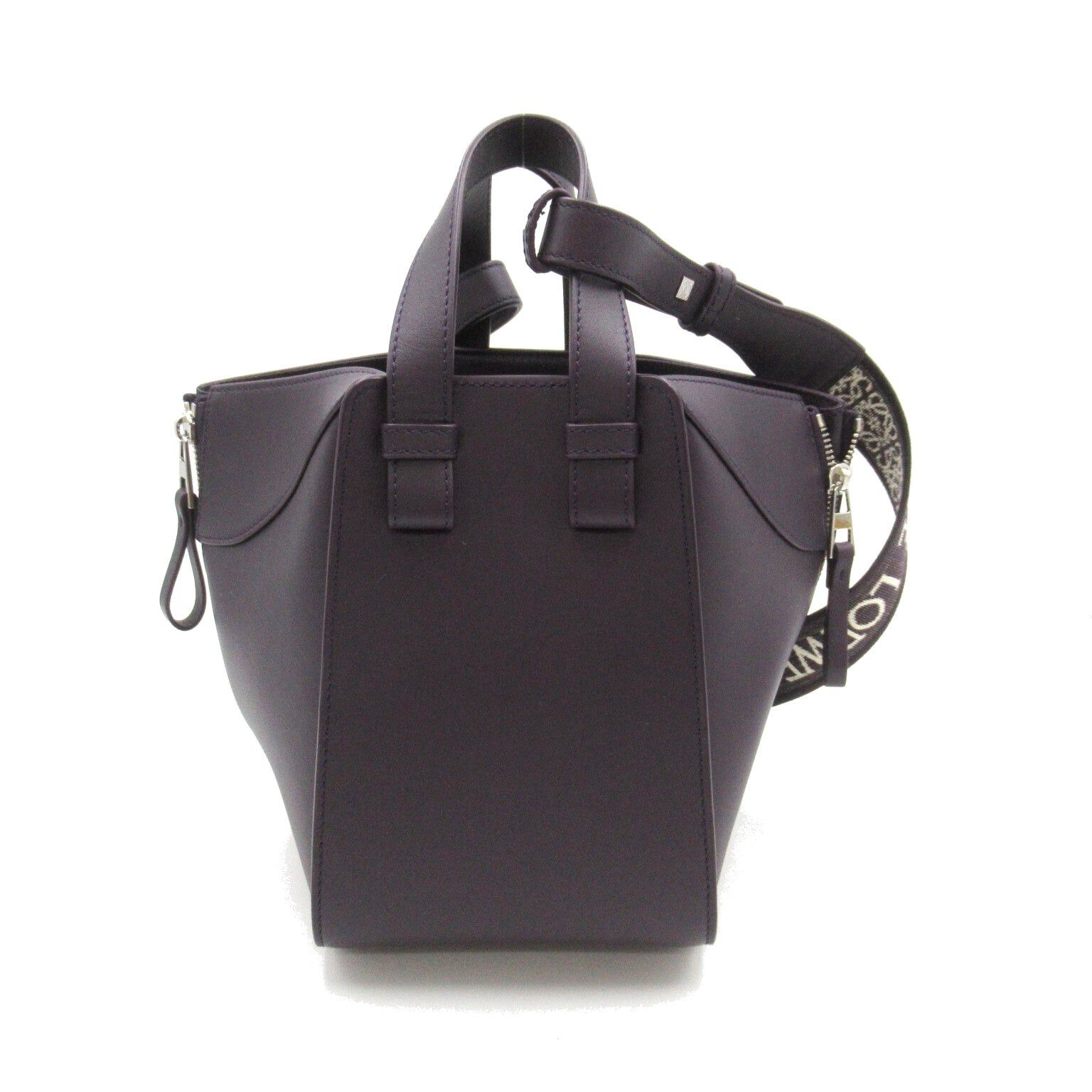 Loewe Loewe Hammock Shoulder Bag Calfskin (Cowhide) Purple Deep Aubergine Size ONE SIZE - 2 Thumbnail