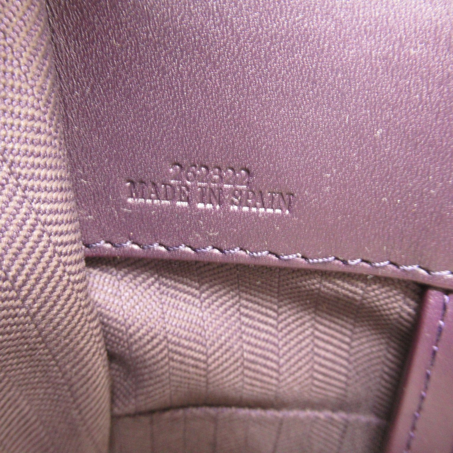 Loewe Loewe Hammock Shoulder Bag Calfskin (Cowhide) Purple Deep Aubergine Size ONE SIZE - 9 Thumbnail