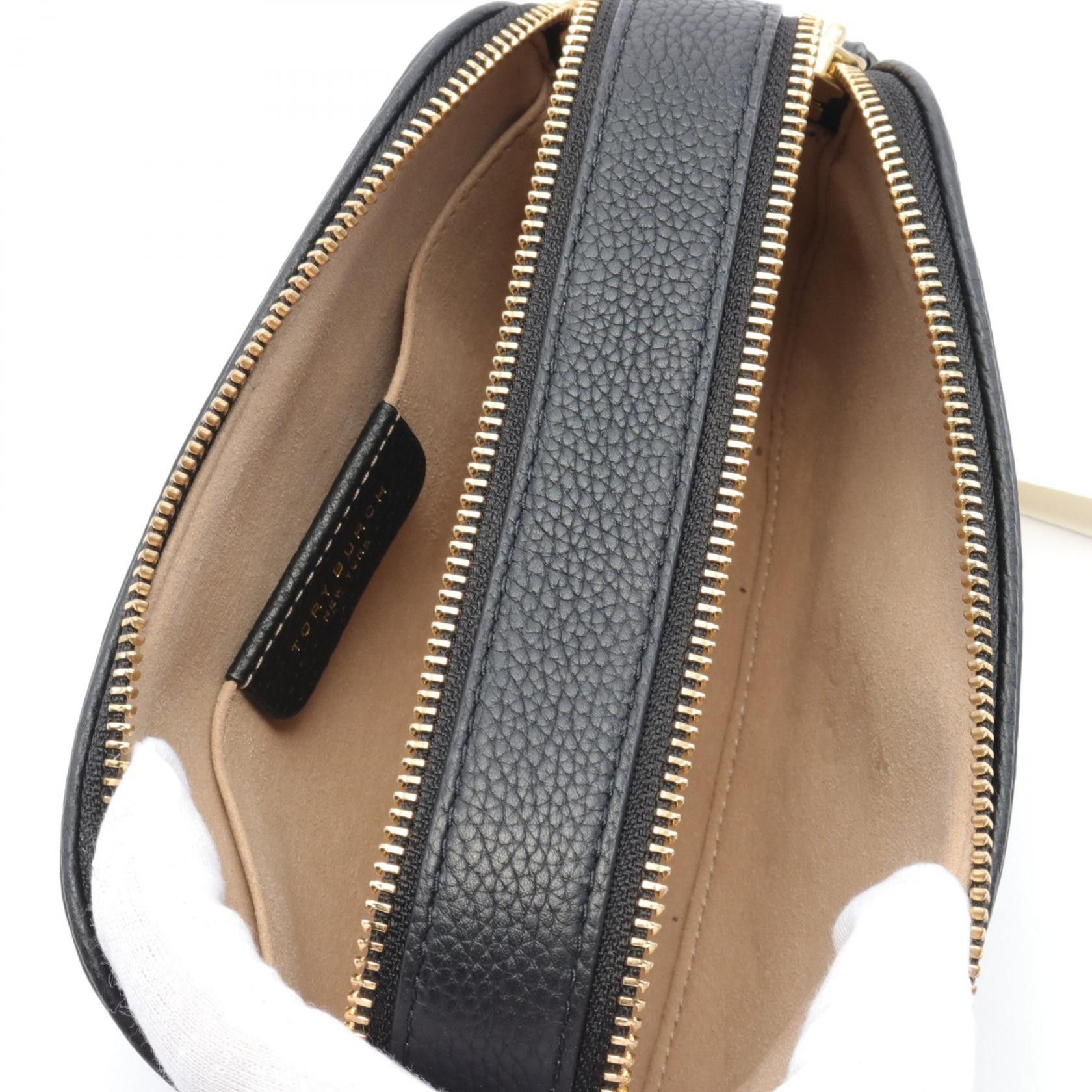 Tory Burch Tory Burch Miller Mini Crossbody Bag Mirror Shoulder Leather Black Size ONE SIZE - 3 Thumbnail