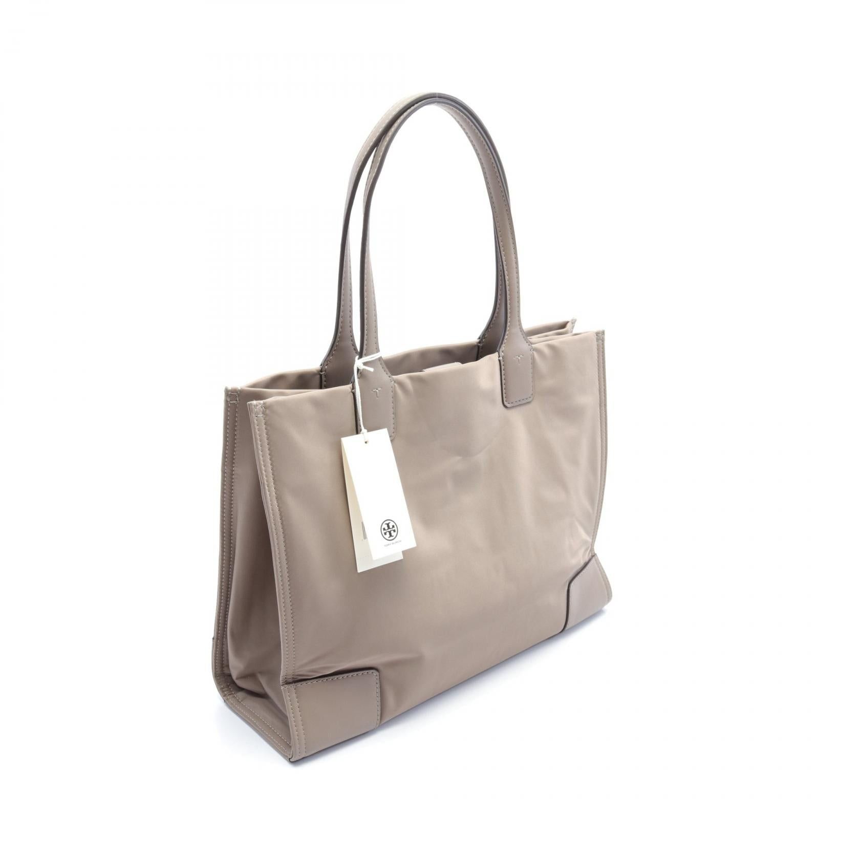 Tory Burch Tory Burch Ella Samll Tote Small Handbag Bag Nylon Leather Beige Size ONE SIZE - 2 Thumbnail
