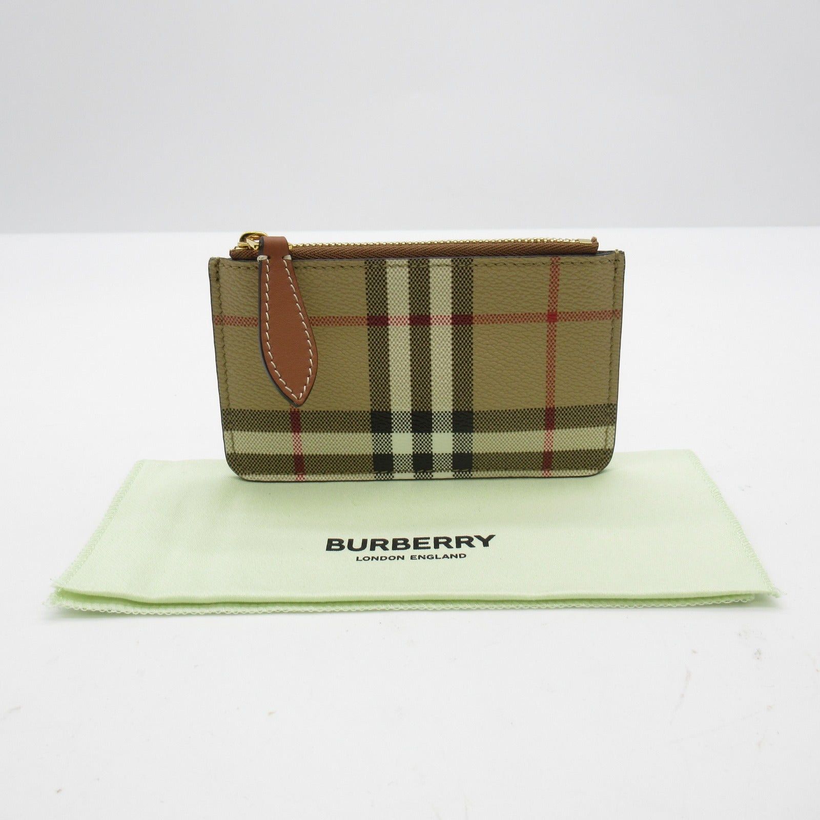 Burberry Burberry Coin Purse Beige Size ONE SIZE - 7 Thumbnail