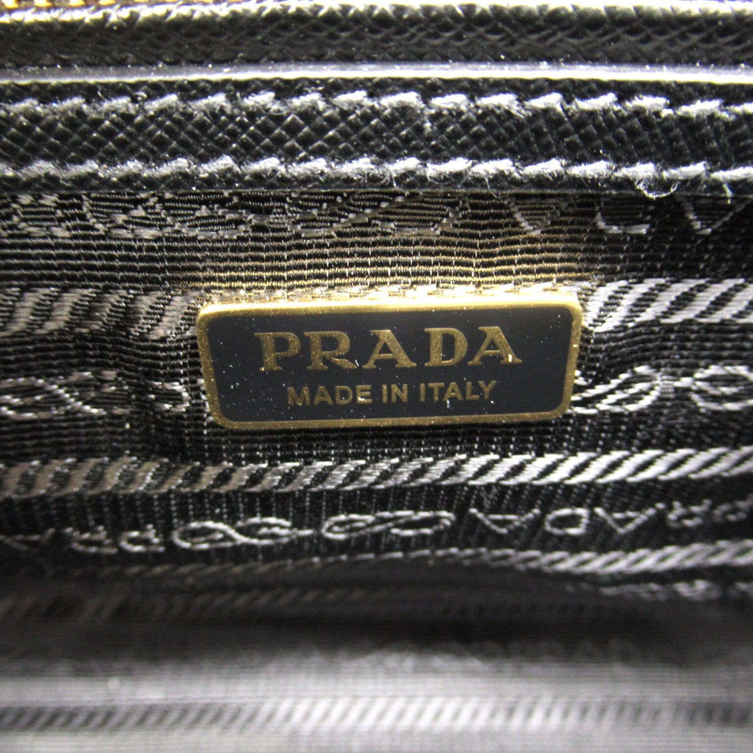 Prada Prada Saffiano Shoulder Bag Leather Black Size ONE SIZE - 7 Thumbnail