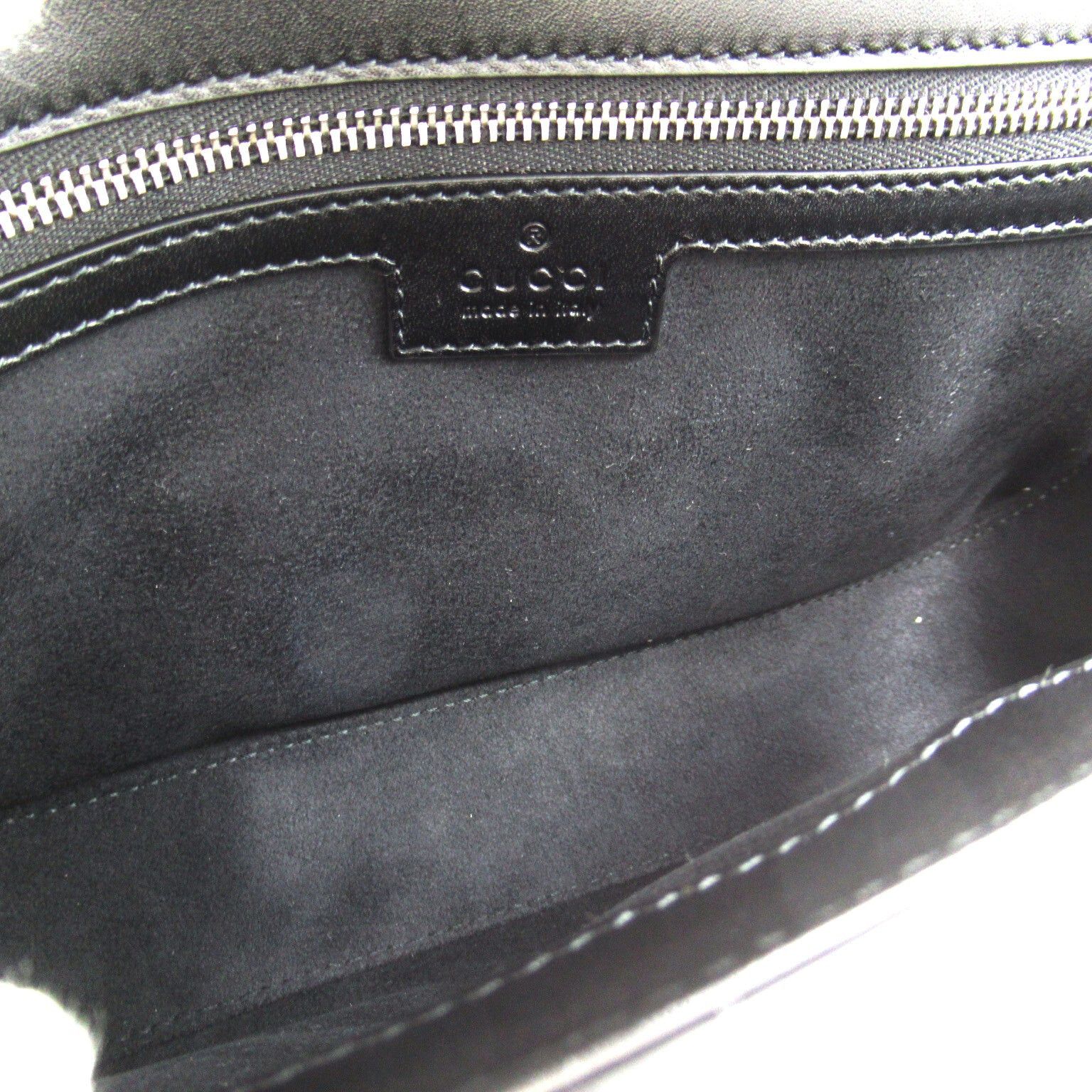 Gucci Gucci Shoulder Bag Leather Black Size ONE SIZE - 6 Thumbnail