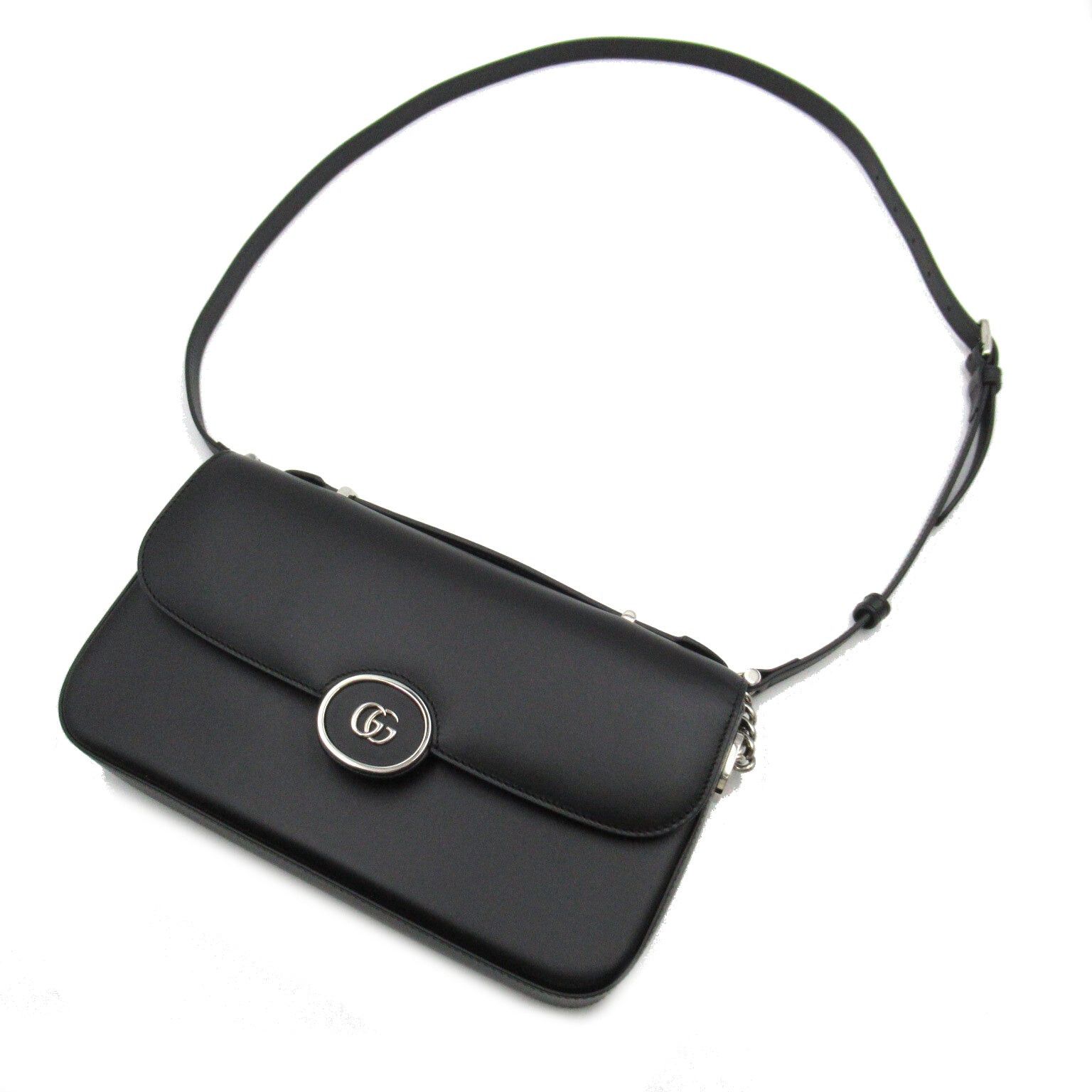 Gucci Gucci Shoulder Bag Leather Black Size ONE SIZE - 5 Thumbnail