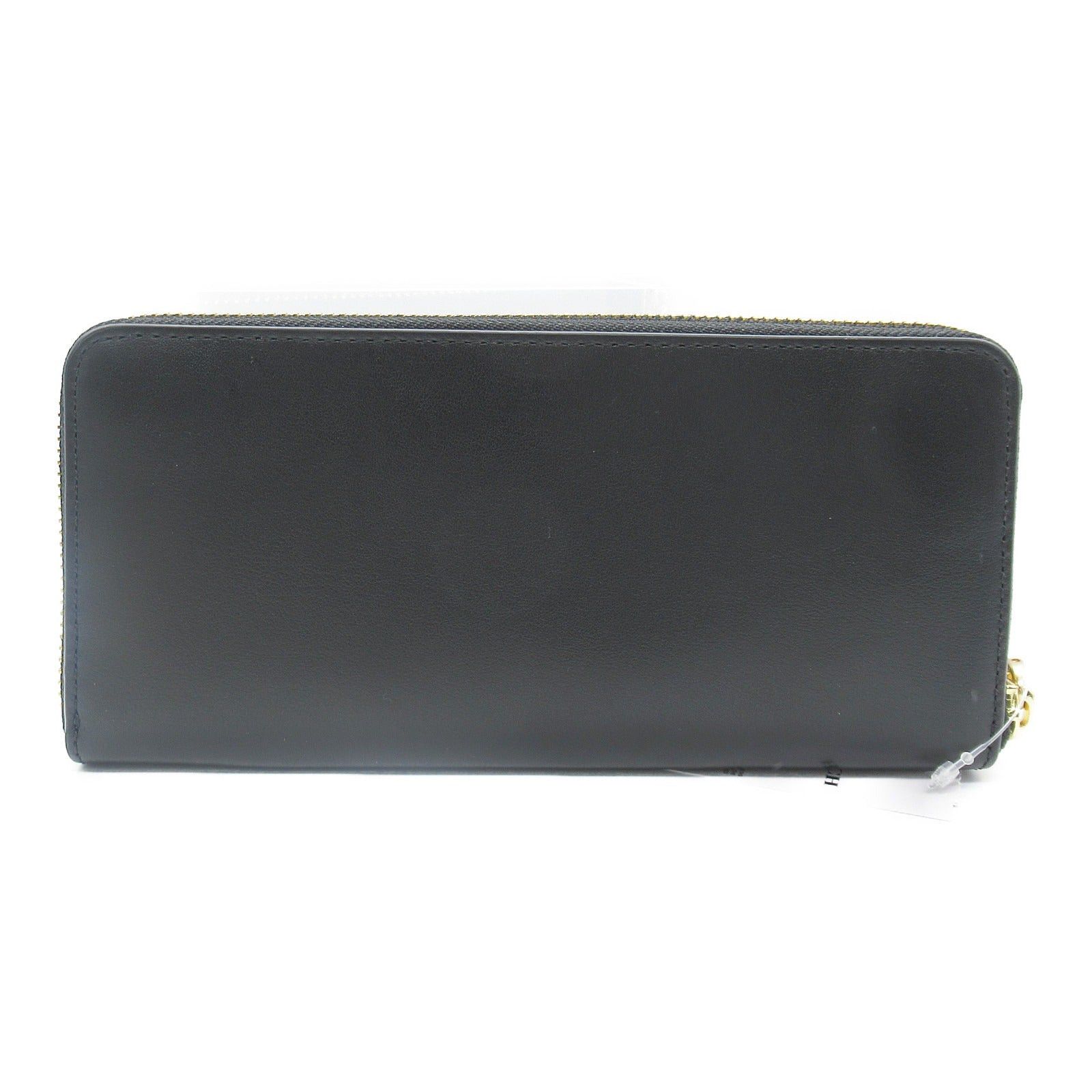 Coach Coach Round Long Wallet Zipper Leather Black Size ONE SIZE - 2 Thumbnail