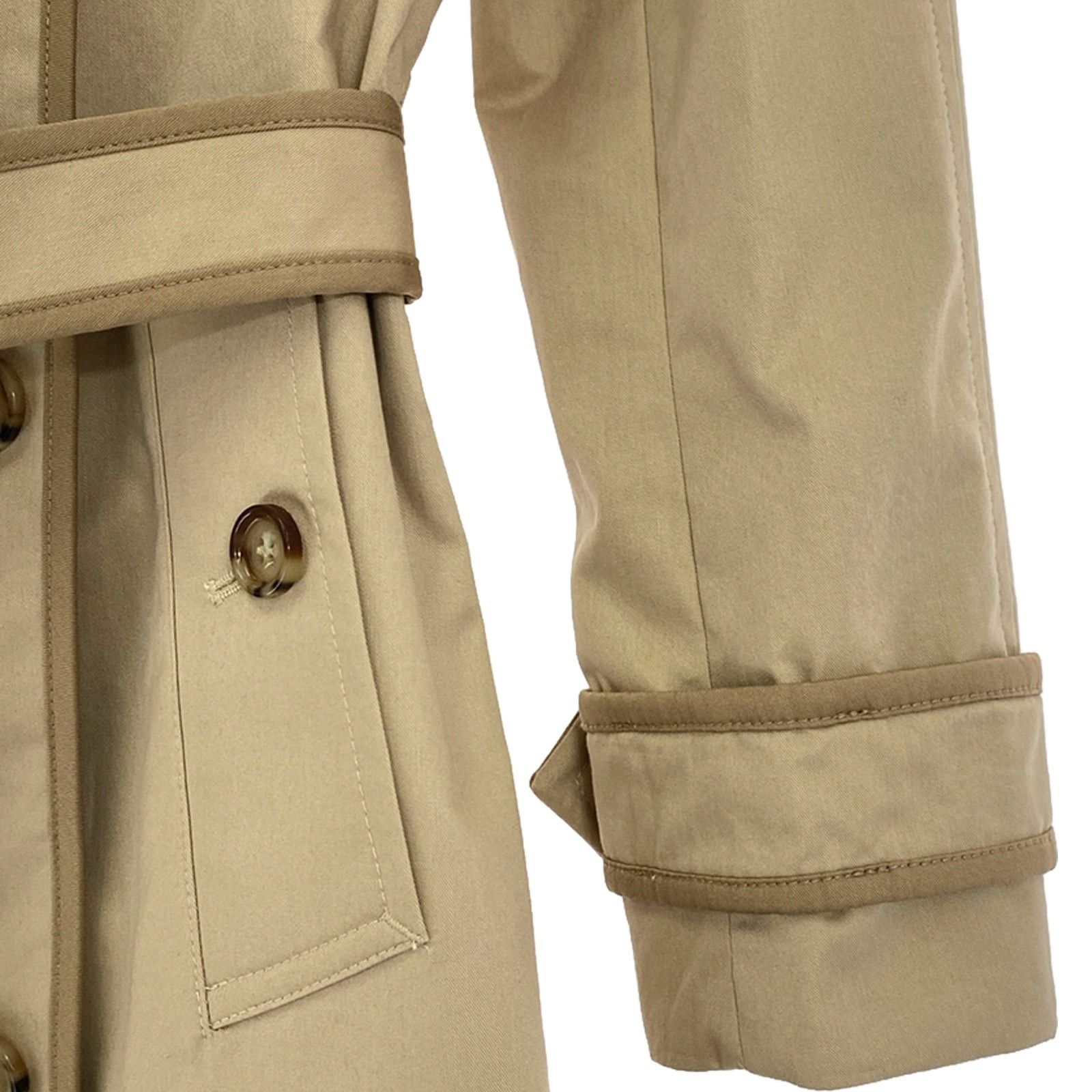 Burberry Burberry Coat Trench Cotton Beige Size ONE SIZE - 4 Thumbnail