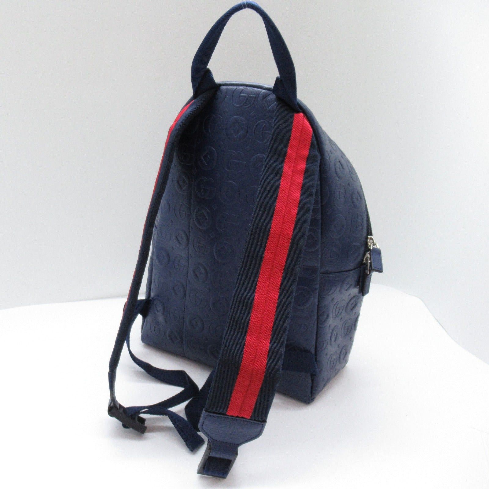 Gucci Gucci Kids Backpack Rucksack Gg Canvas Navy Size ONE SIZE - 7 Thumbnail