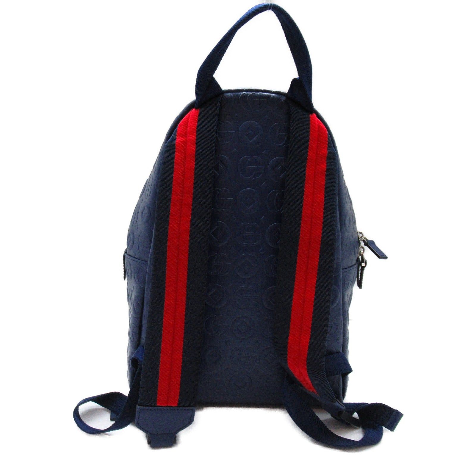 Gucci Gucci Kids Backpack Rucksack Gg Canvas Navy Size ONE SIZE - 2 Thumbnail