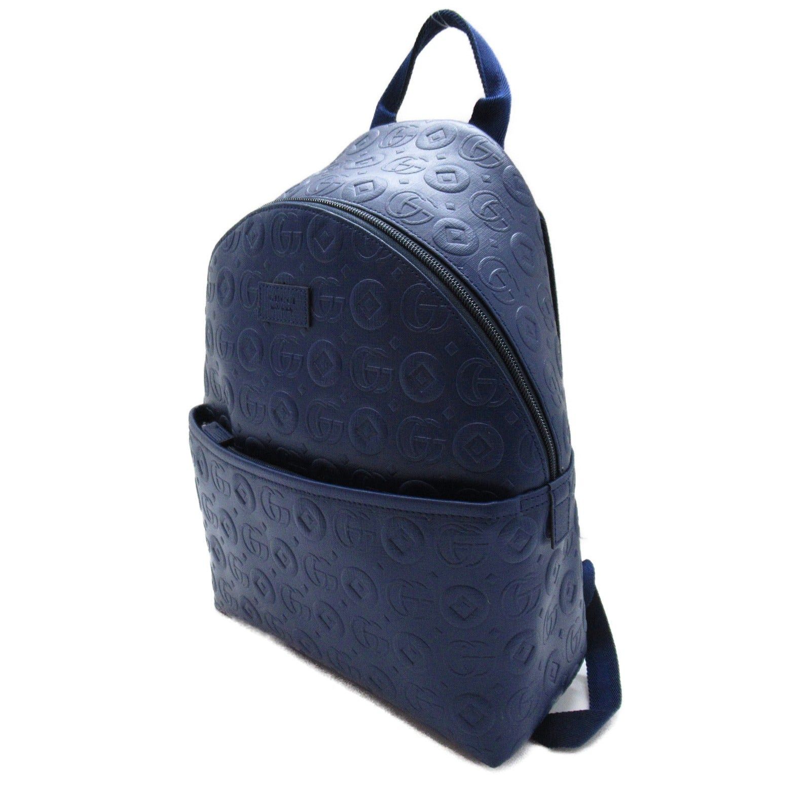 Gucci Gucci Kids Backpack Rucksack Gg Canvas Navy Size ONE SIZE - 3 Thumbnail