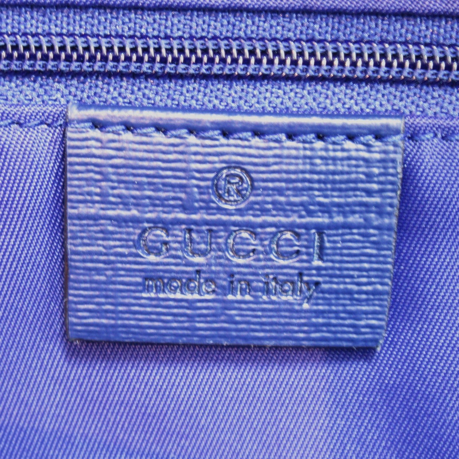 Gucci Gucci Kids Backpack Rucksack Gg Canvas Navy Size ONE SIZE - 6 Thumbnail