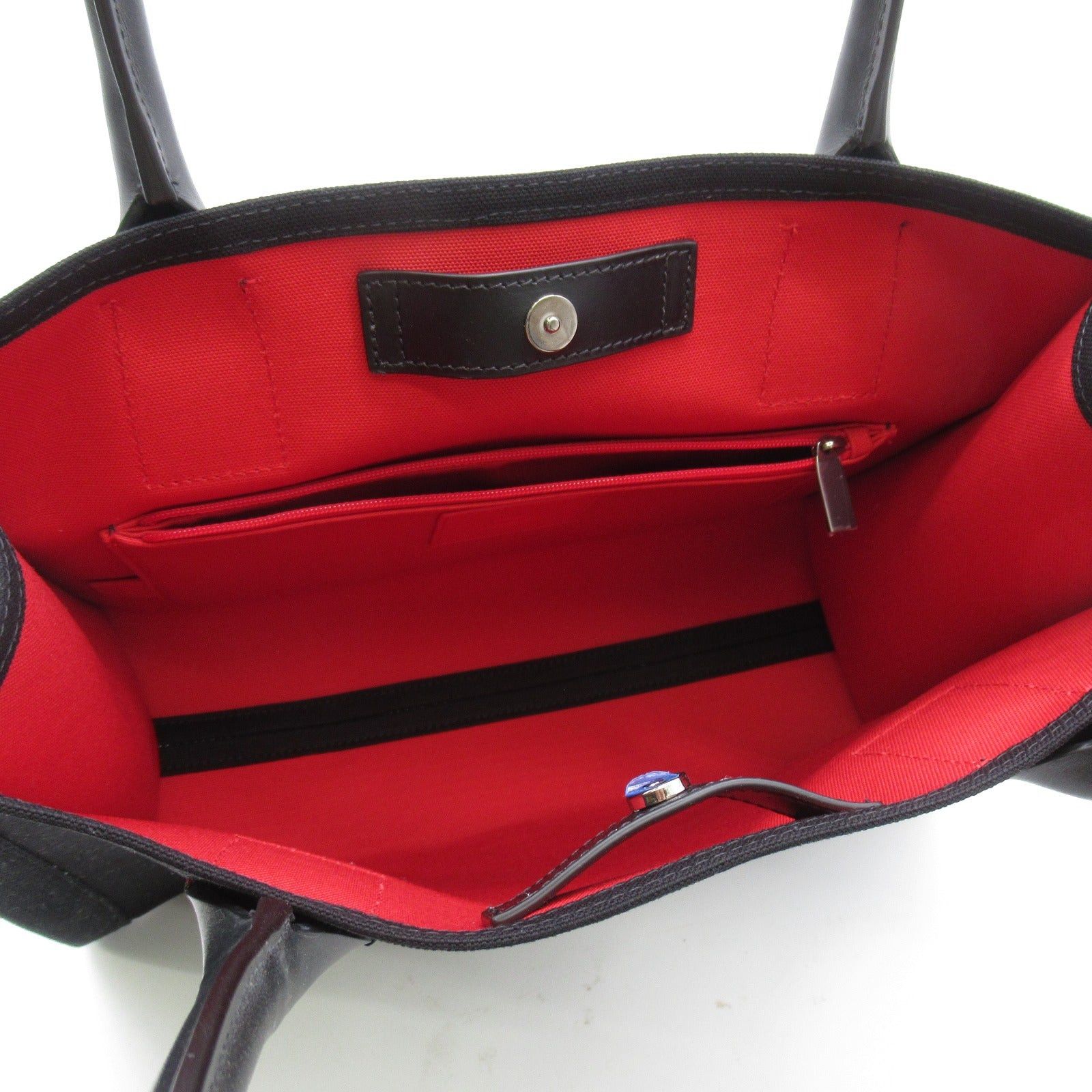 Christian Louboutin Christian Louboutin Tote Bag E.W. Small Handbag Fabric Leather Black Size ONE SIZE - 5 Thumbnail