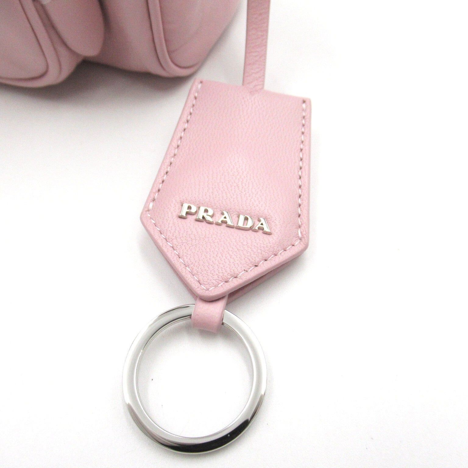 Prada Prada Nappa Antique Leather Multi-Pocket Shoulder Bag Pink Alabaster Size ONE SIZE - 10 Thumbnail