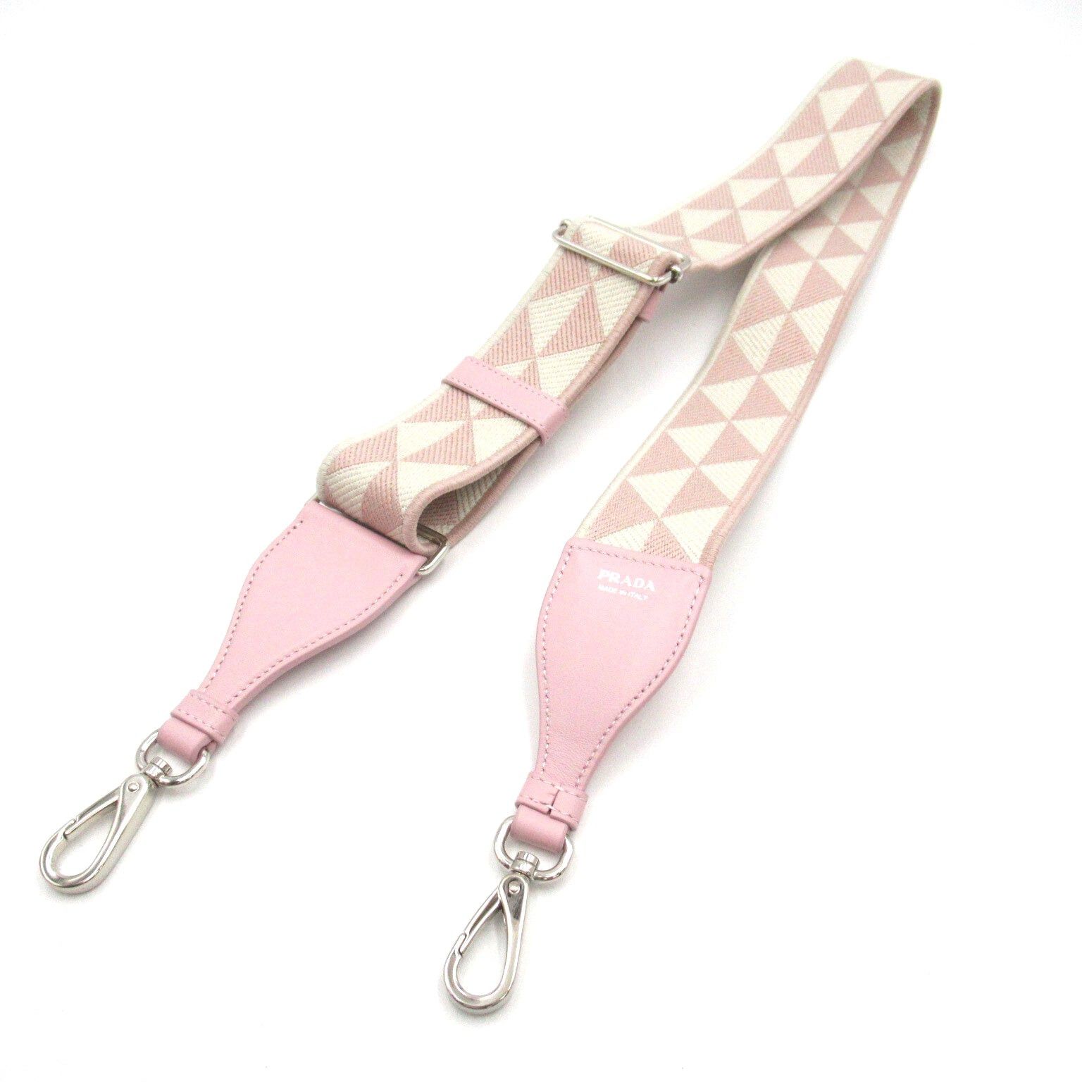 Prada Prada Nappa Antique Leather Multi-Pocket Shoulder Bag Pink Alabaster Size ONE SIZE - 9 Thumbnail