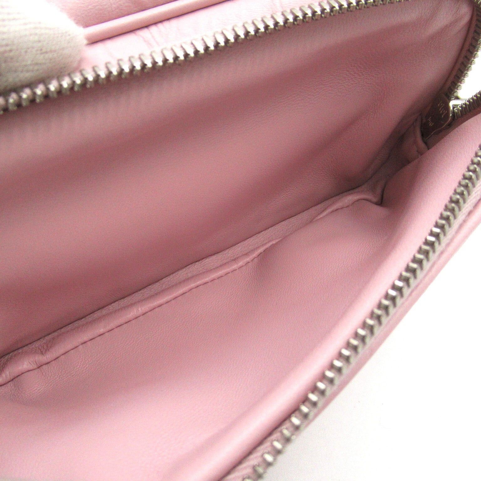 Prada Prada Nappa Antique Leather Multi-Pocket Shoulder Bag Pink Alabaster Size ONE SIZE - 11 Thumbnail