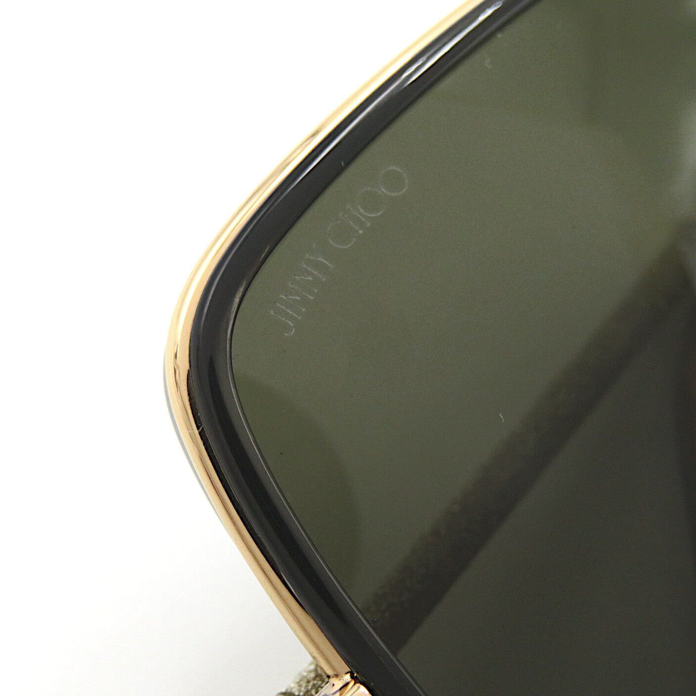 Jimmy Choo Jimmy Choo Sunglasses Stainless Steel Brown Gold Grey Smoke Lenses Size ONE SIZE - 11 Thumbnail