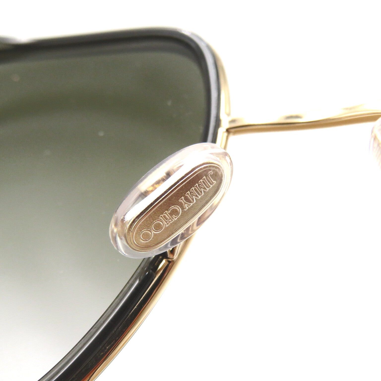 Jimmy Choo Jimmy Choo Sunglasses Stainless Steel Brown Gold Grey Smoke Lenses Size ONE SIZE - 10 Thumbnail