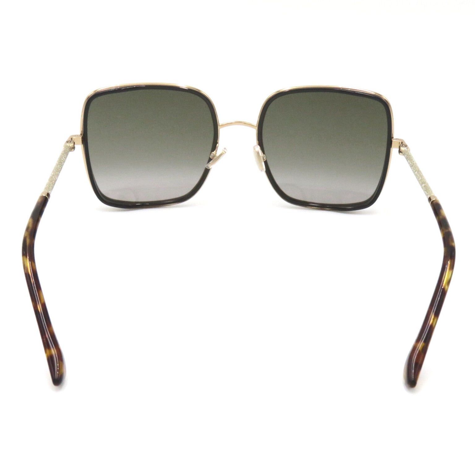 Jimmy Choo Jimmy Choo Sunglasses Stainless Steel Brown Gold Grey Smoke Lenses Size ONE SIZE - 3 Thumbnail