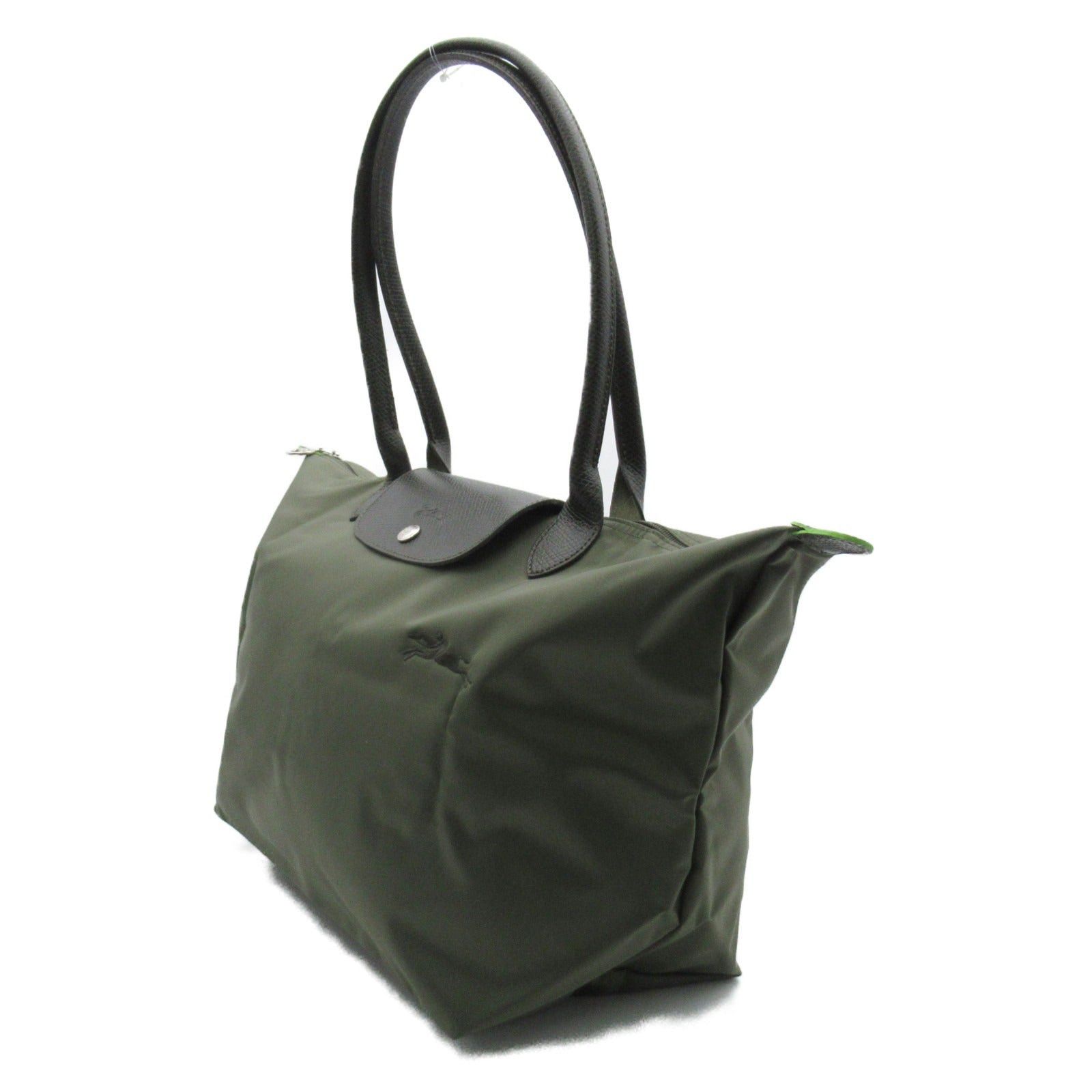 Longchamp Longchamp Le Preage Green L Shoulder Bag Others Recycled Polyamide Canvas Forest Size ONE SIZE - 3 Thumbnail