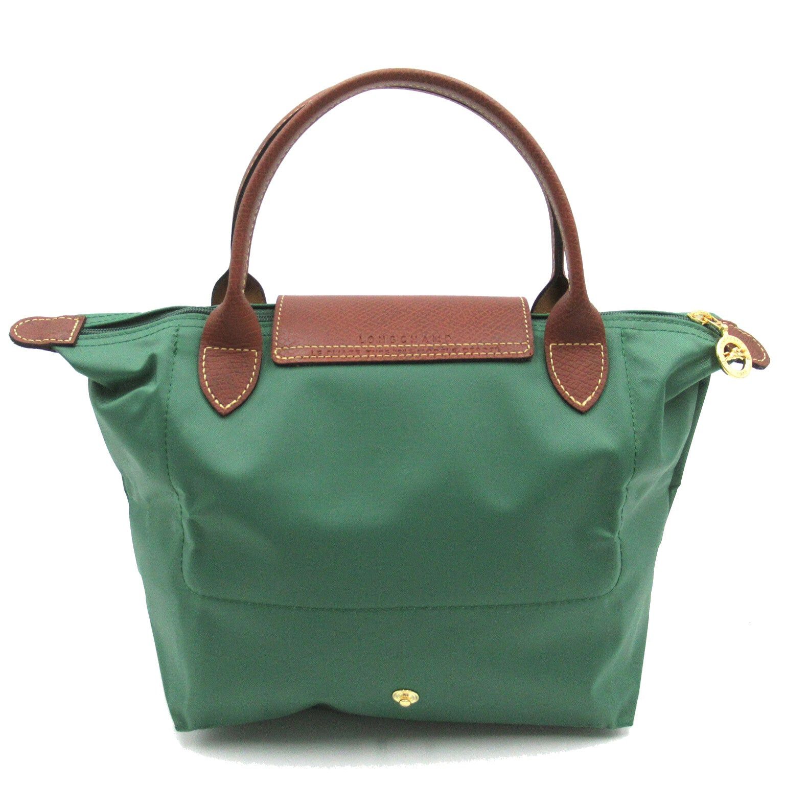 Longchamp Longchamp Le Preage Original S Top Handle Bag Handbag Tote Others Recycled Polyamide Green Sage Size ONE SIZE - 3 Thumbnail
