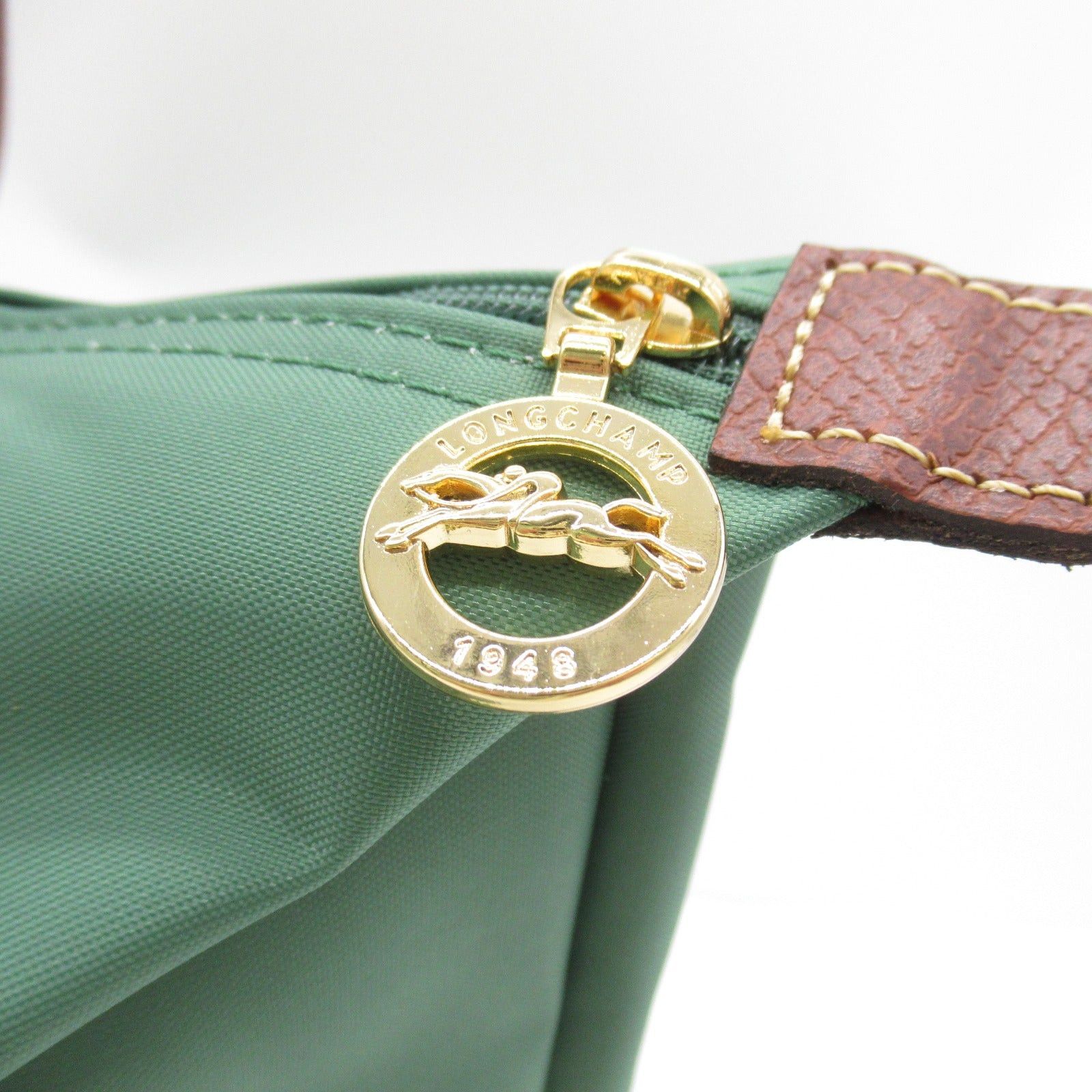 Longchamp Longchamp Le Preage Original L Shoulder Bag Others Recycled Polyamide Green Sage Size ONE SIZE - 5 Thumbnail
