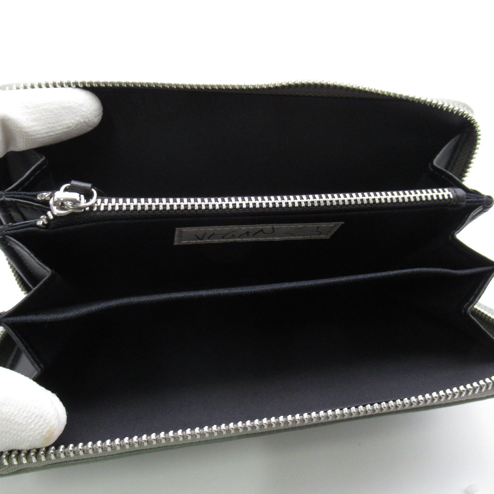 Vivienne Westwood Vivienne Westwood Round Wallet Zipper Long Leather Grain Green Pearl Size ONE SIZE - 5 Thumbnail