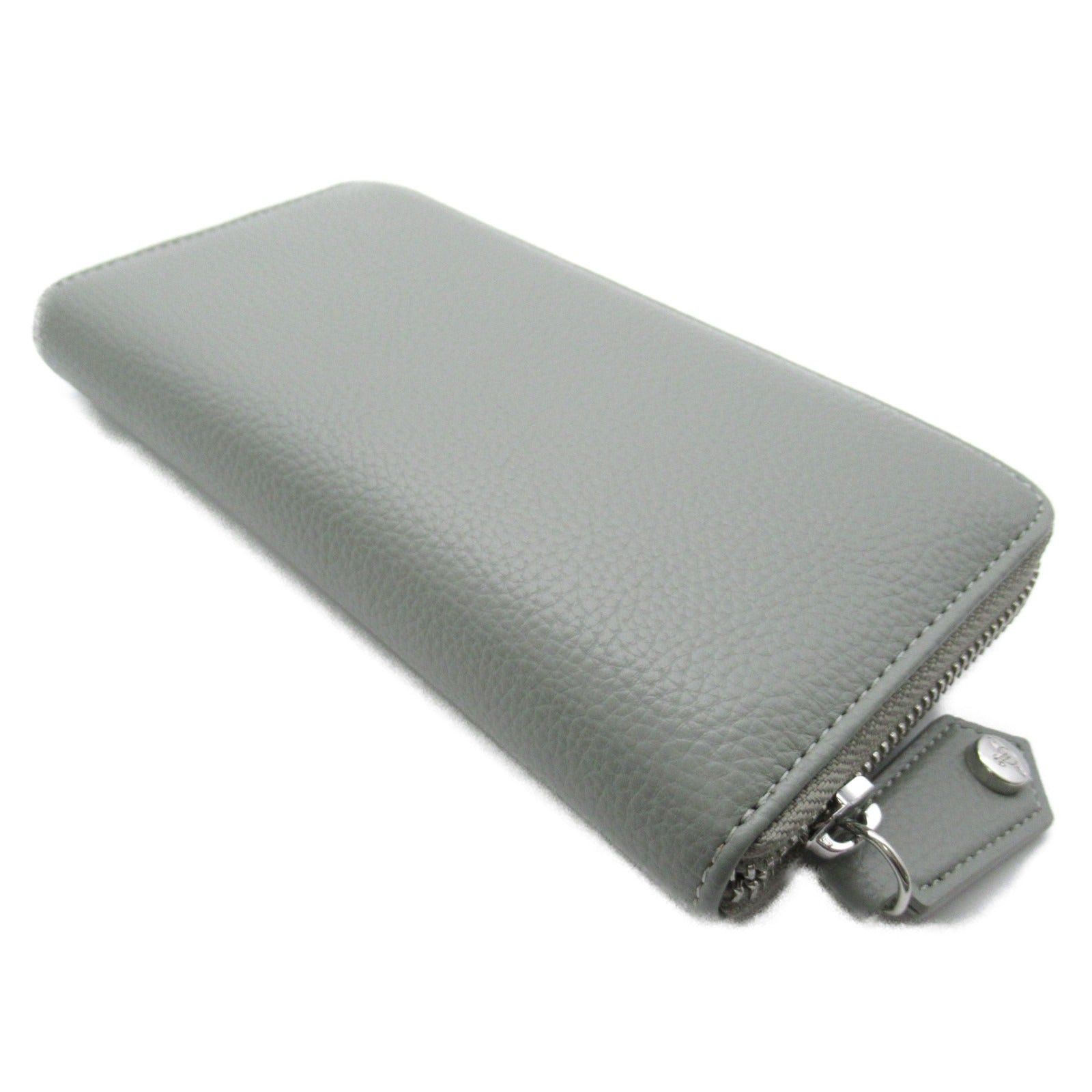 Vivienne Westwood Vivienne Westwood Round Wallet Zipper Long Leather Grain Green Pearl Size ONE SIZE - 4 Thumbnail