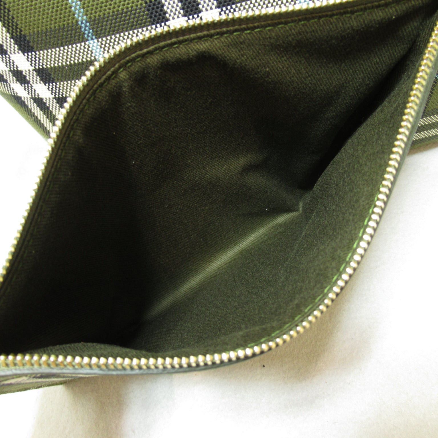 Burberry Burberry Tote Bag Handbag Cotton Green Olive Size ONE SIZE - 11 Thumbnail