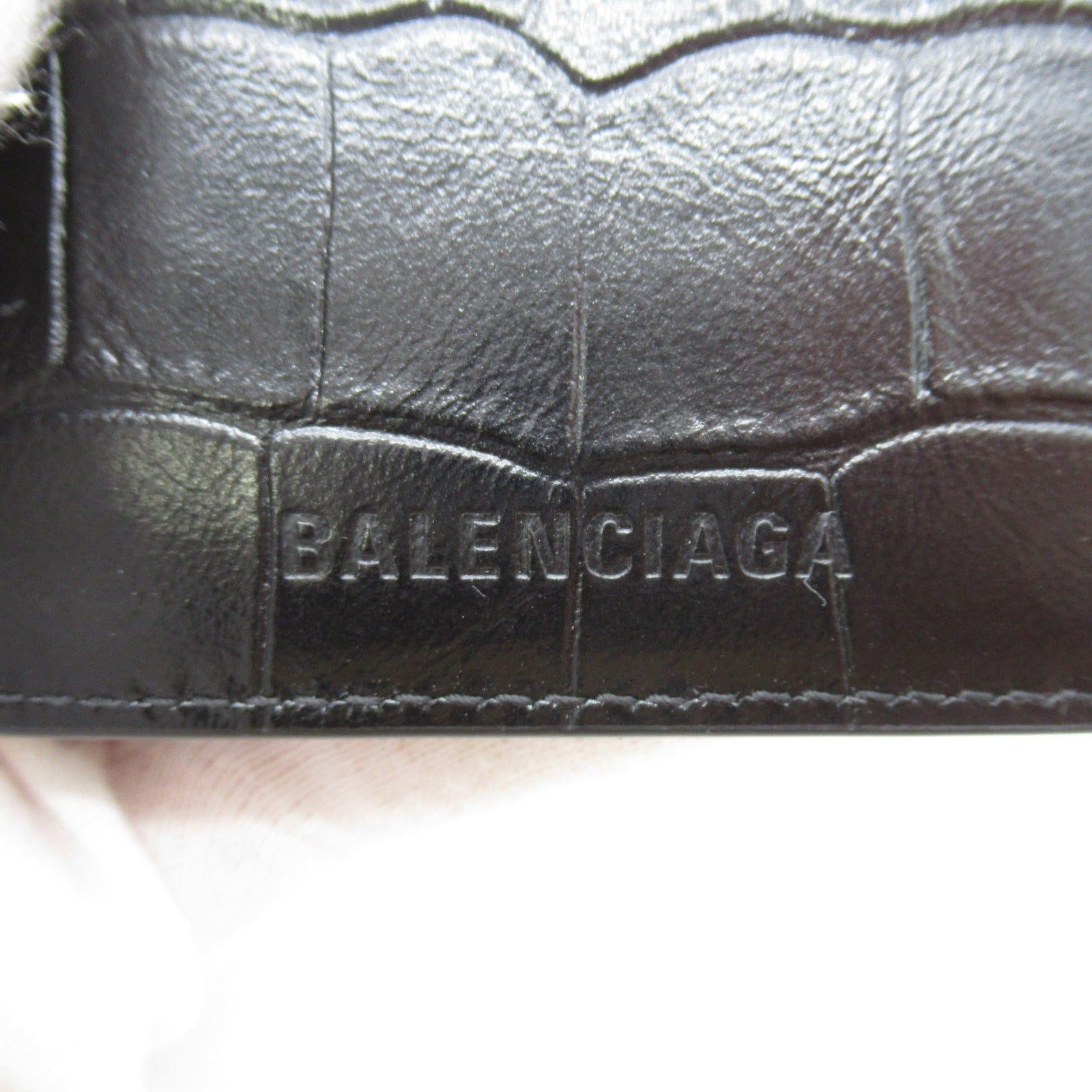 Balenciaga Balenciaga Card Case Calfskin (Cowhide) Black Size ONE SIZE - 7 Thumbnail