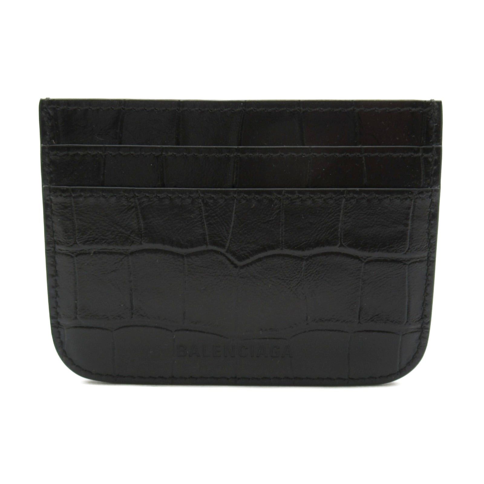 Balenciaga Balenciaga Card Case Calfskin (Cowhide) Black Size ONE SIZE - 2 Thumbnail
