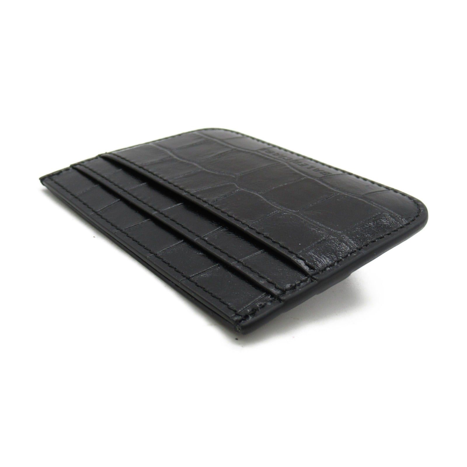 Balenciaga Balenciaga Card Case Calfskin (Cowhide) Black Size ONE SIZE - 4 Thumbnail