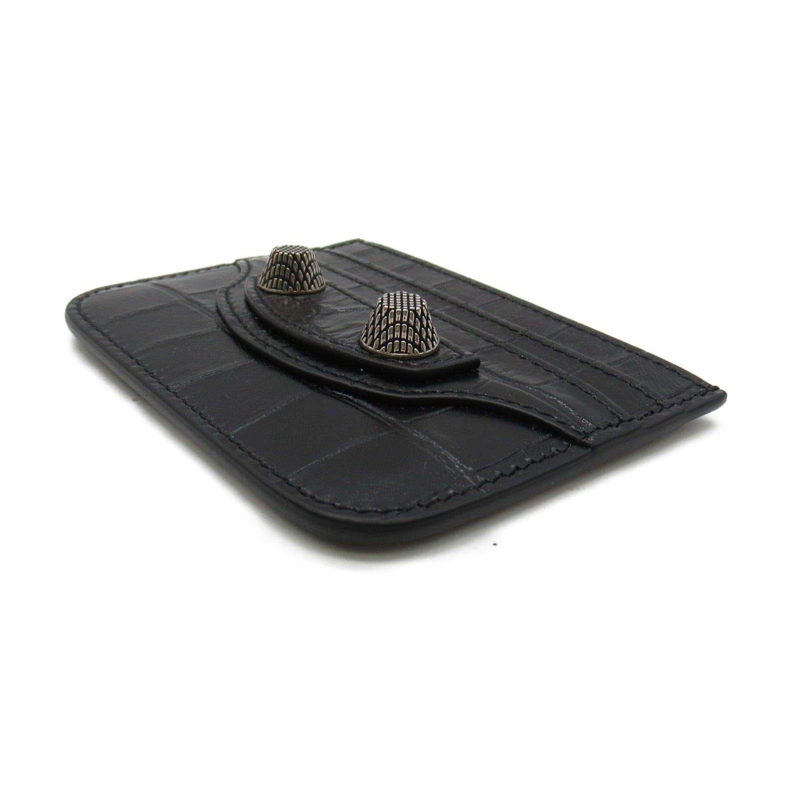 Balenciaga Balenciaga Card Case Calfskin (Cowhide) Black Size ONE SIZE - 3 Thumbnail