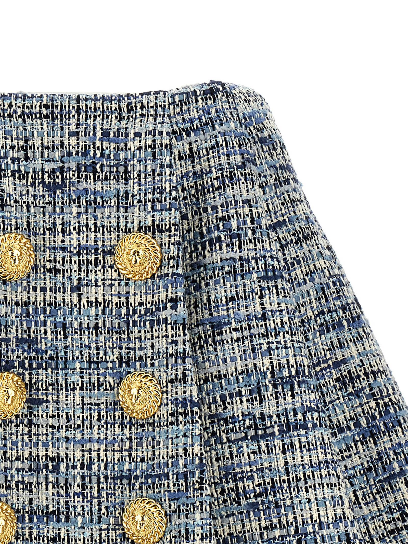 Balmain Tweed Skirt Size 26" / US 2 / IT 38 - 3 Thumbnail