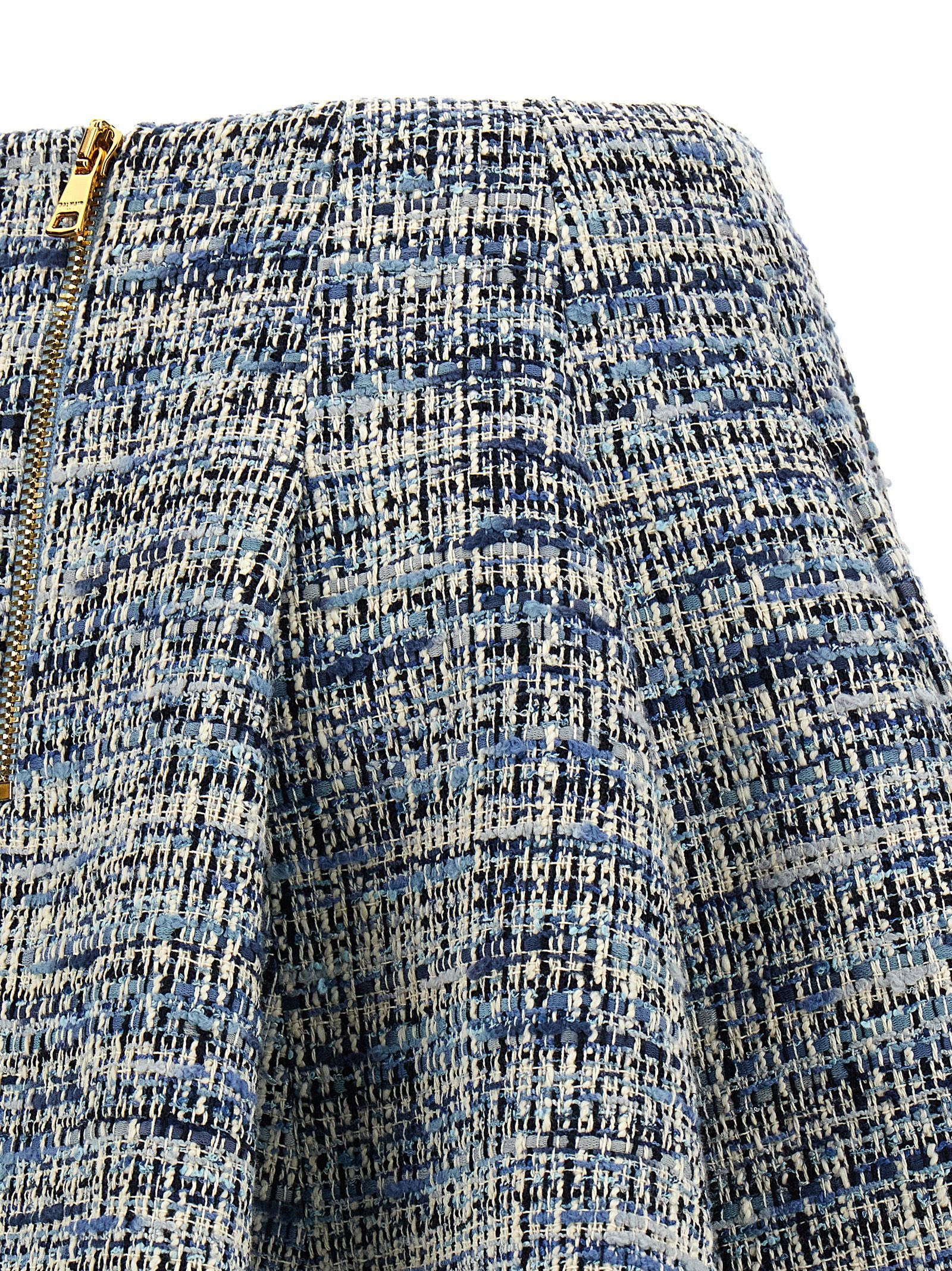 Balmain Tweed Skirt Size 26" / US 2 / IT 38 - 4 Thumbnail