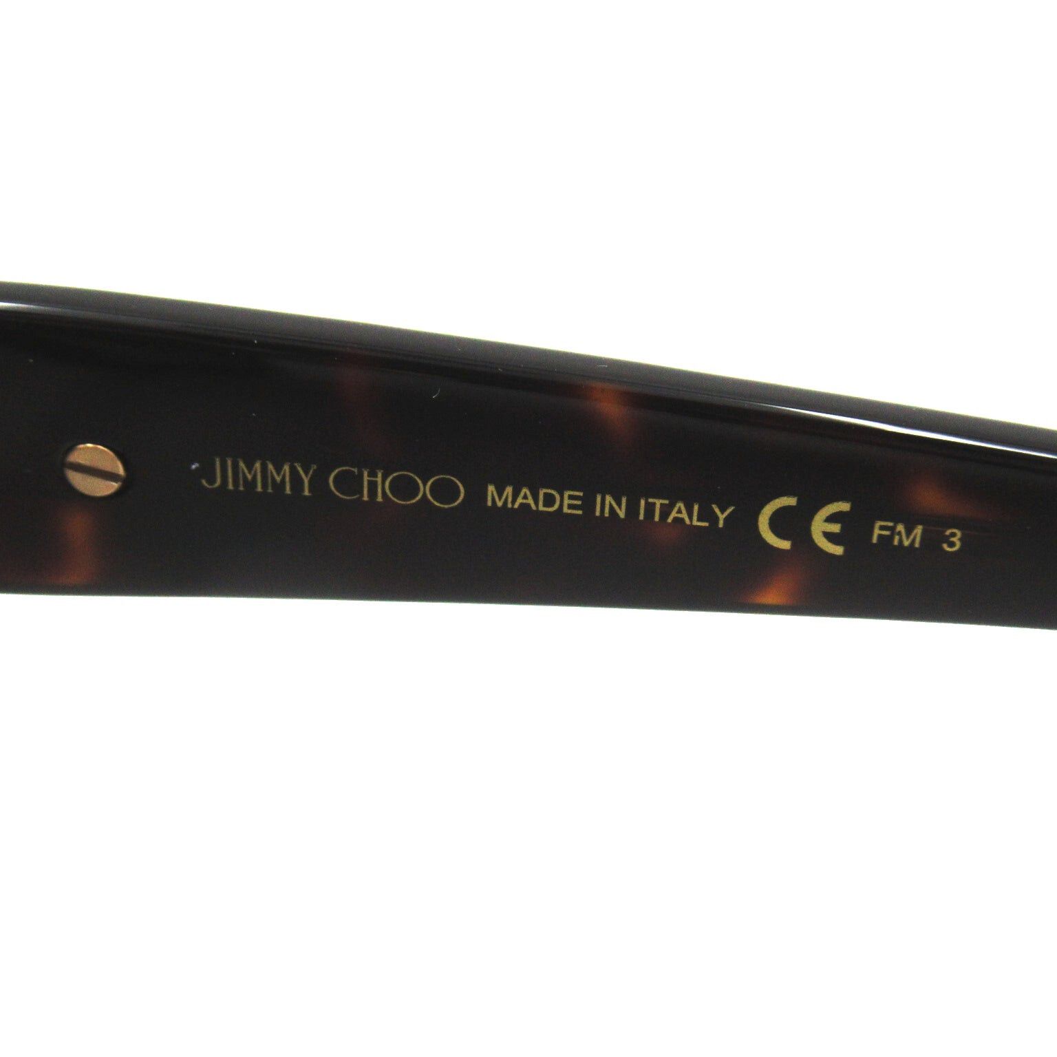 Jimmy Choo Jimmy Choo Sunglasses Brown Tortoiseshell Size ONE SIZE - 8 Thumbnail